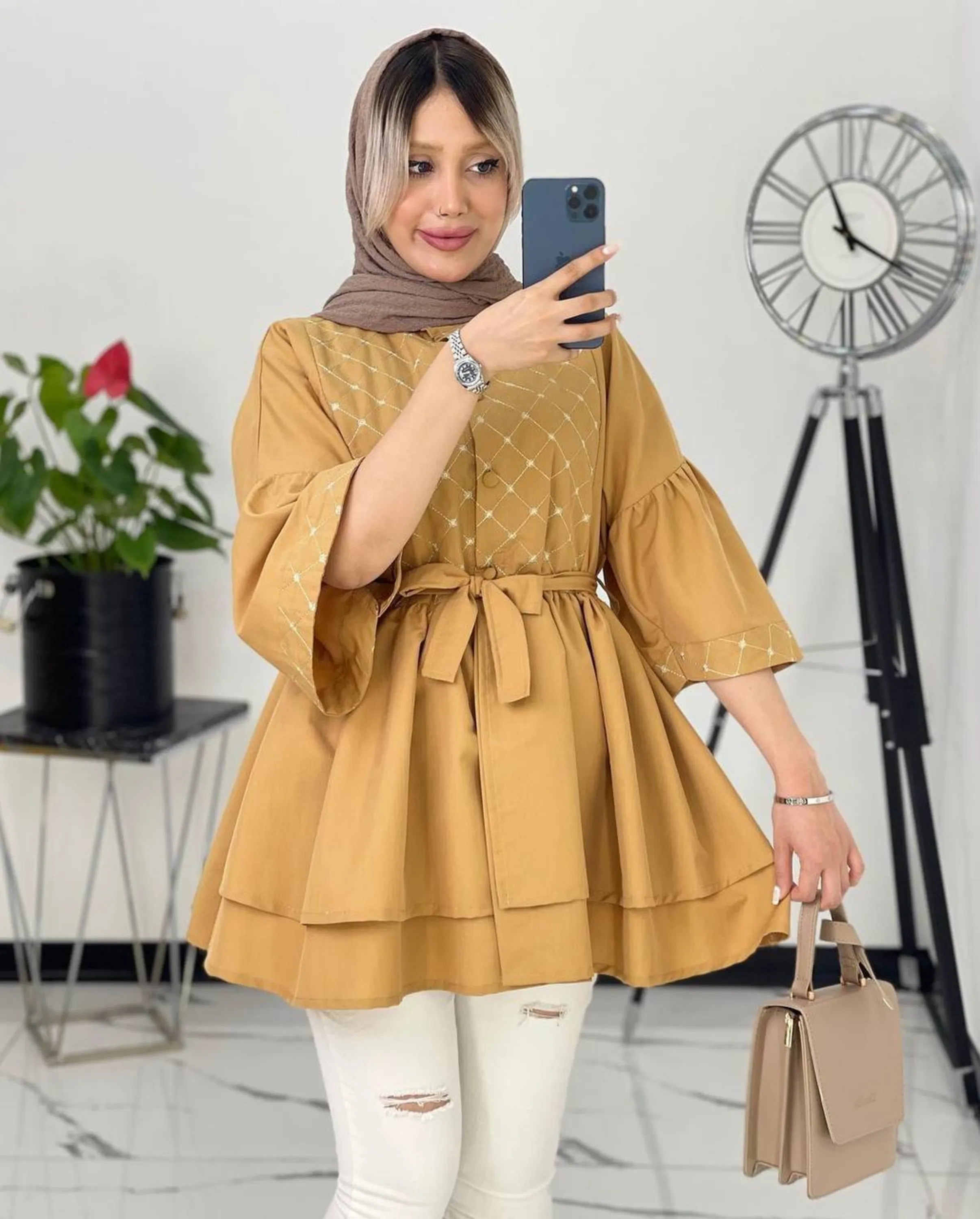 مانتو عروسکی خرجکاری