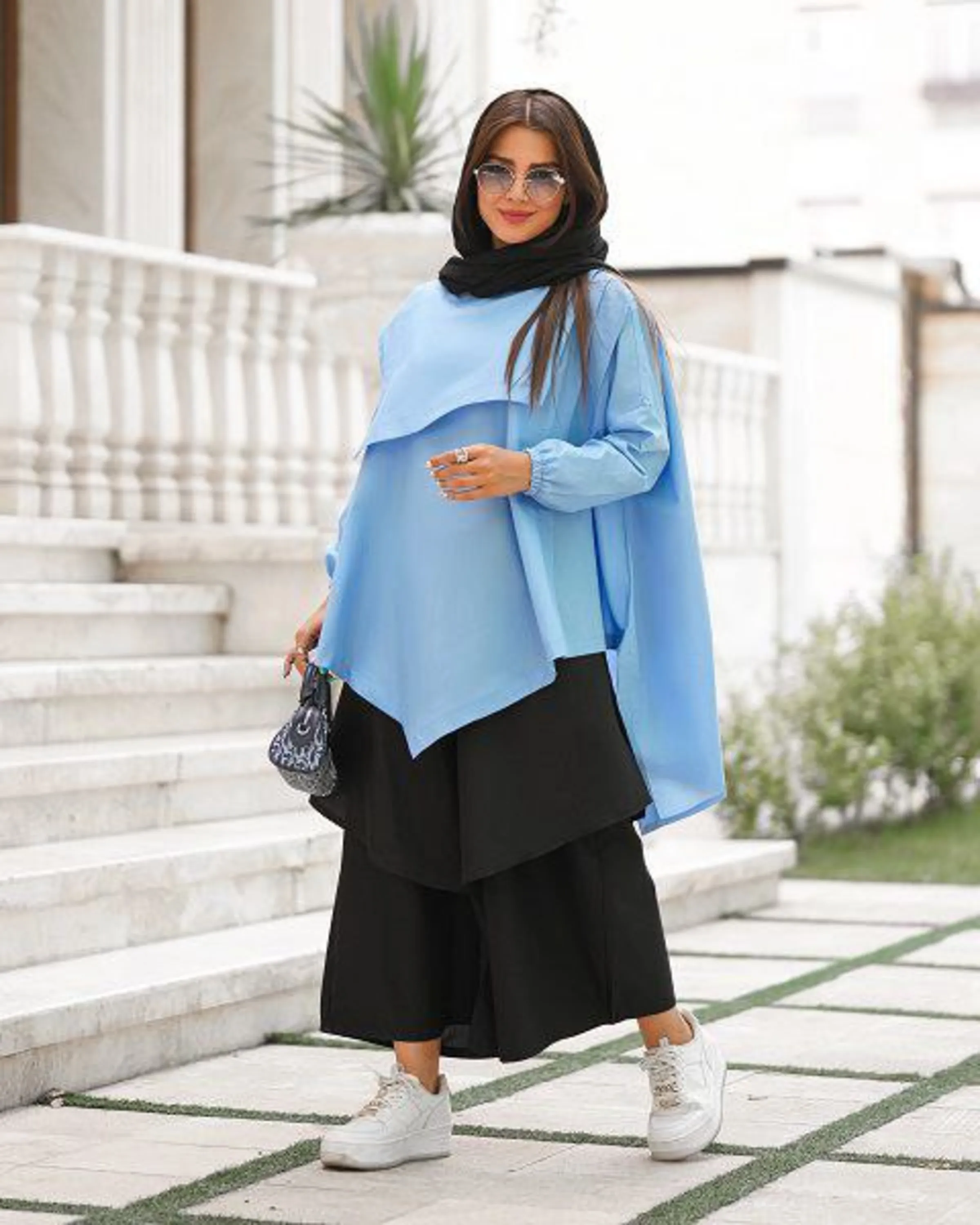 مانتو دامن شلواری