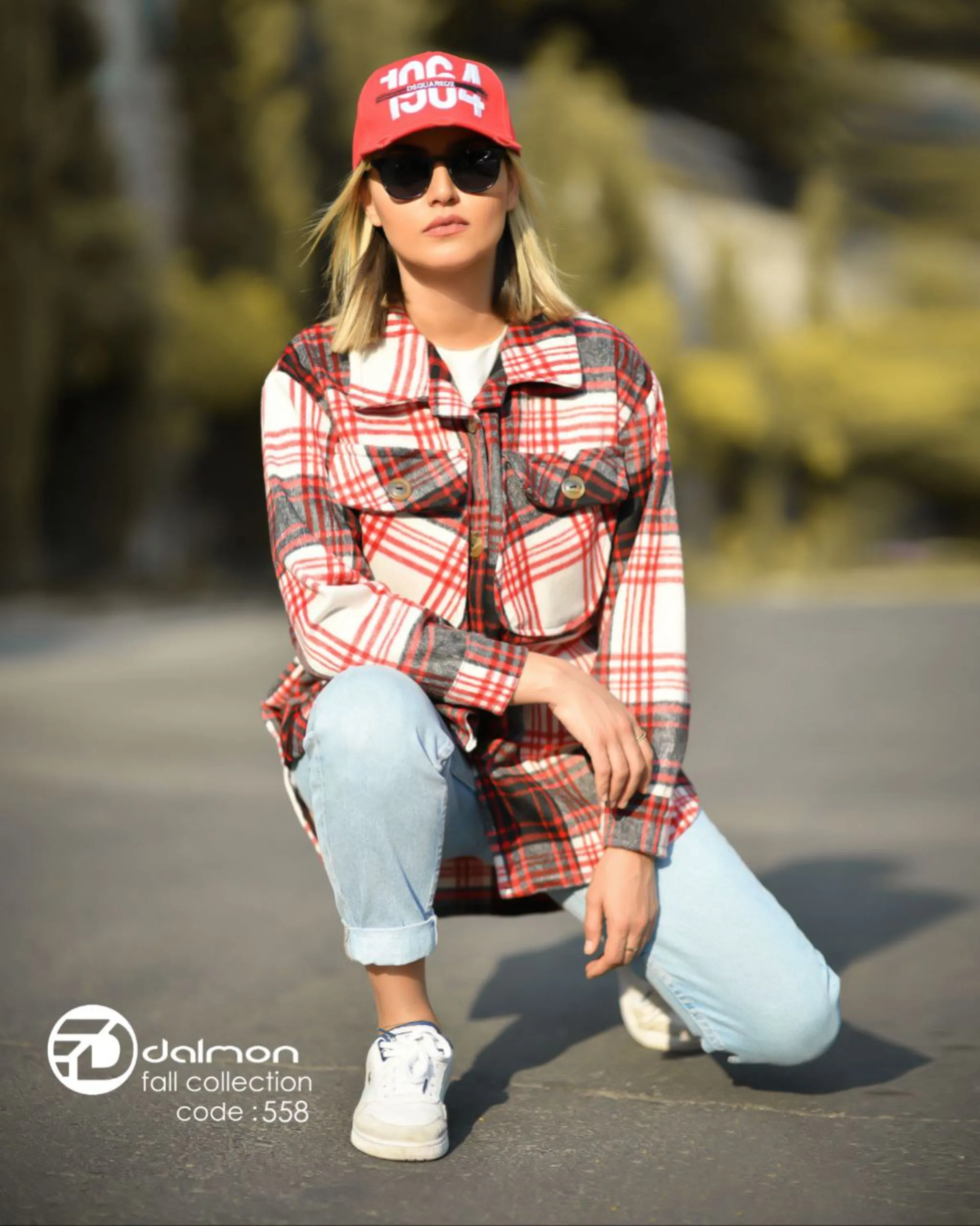 مانتو چهارخونه پشمی