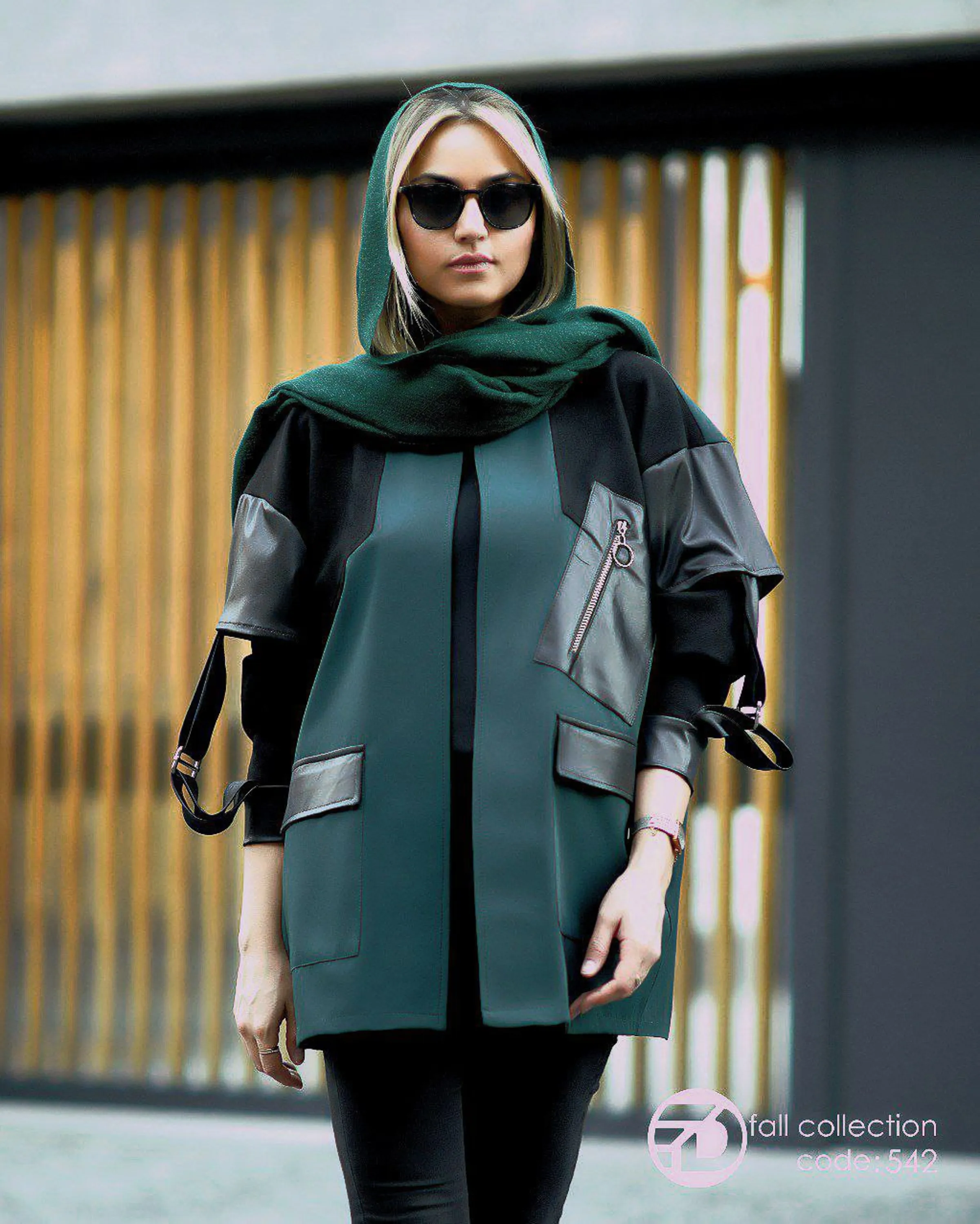 مانتو پاییزه ترکیبی