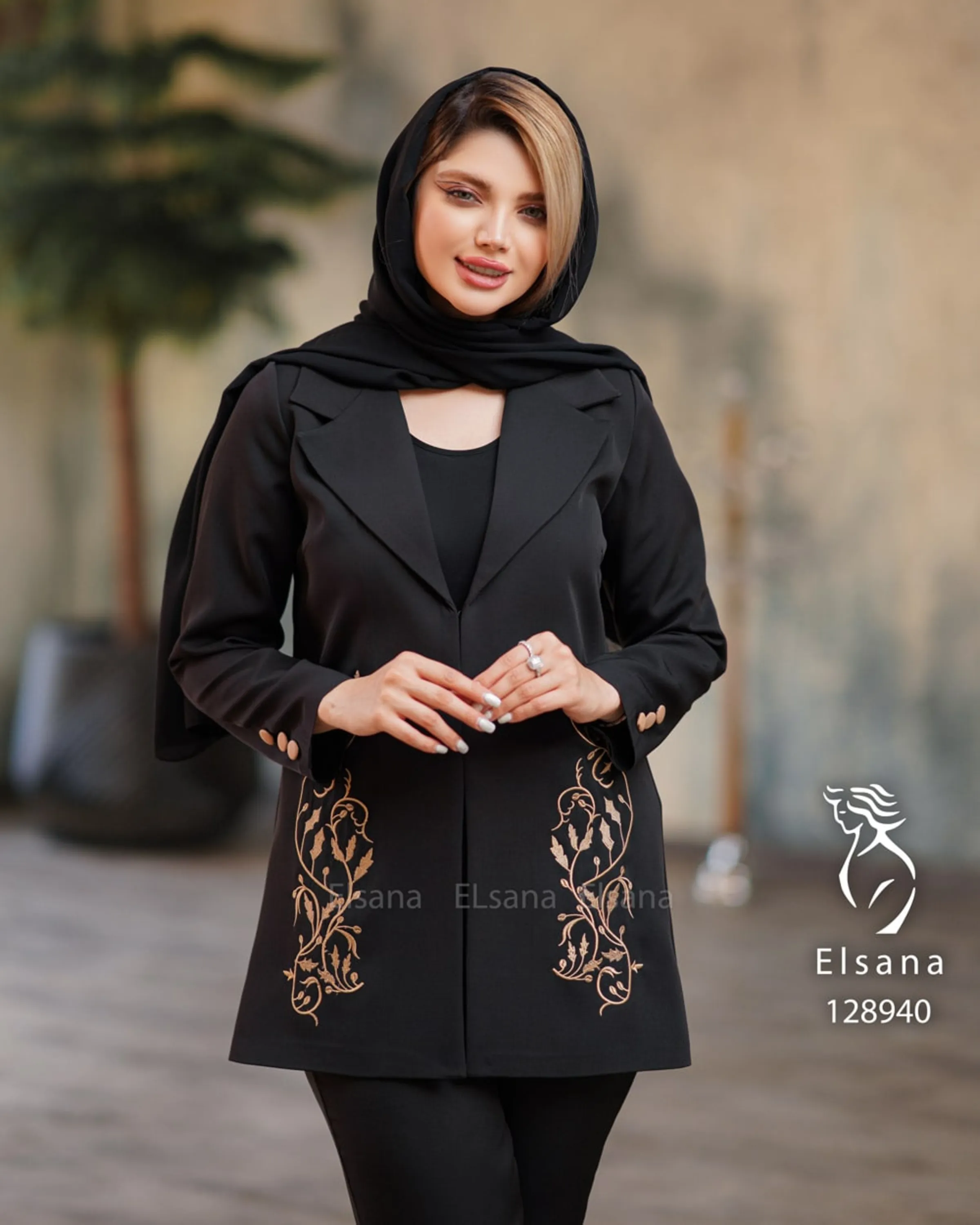 مانتو کتی گلدوزی