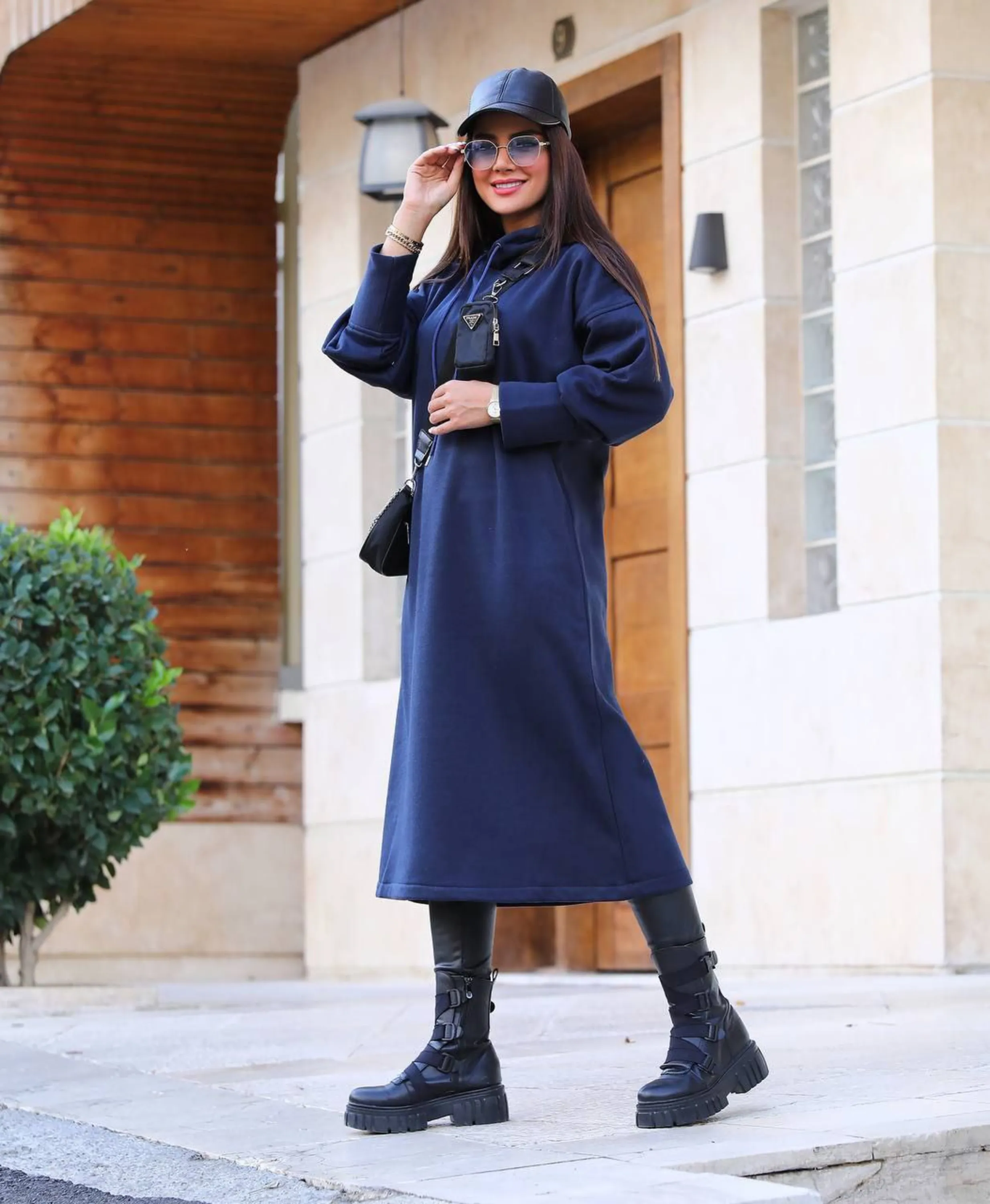 مانتو هودی ارغوان