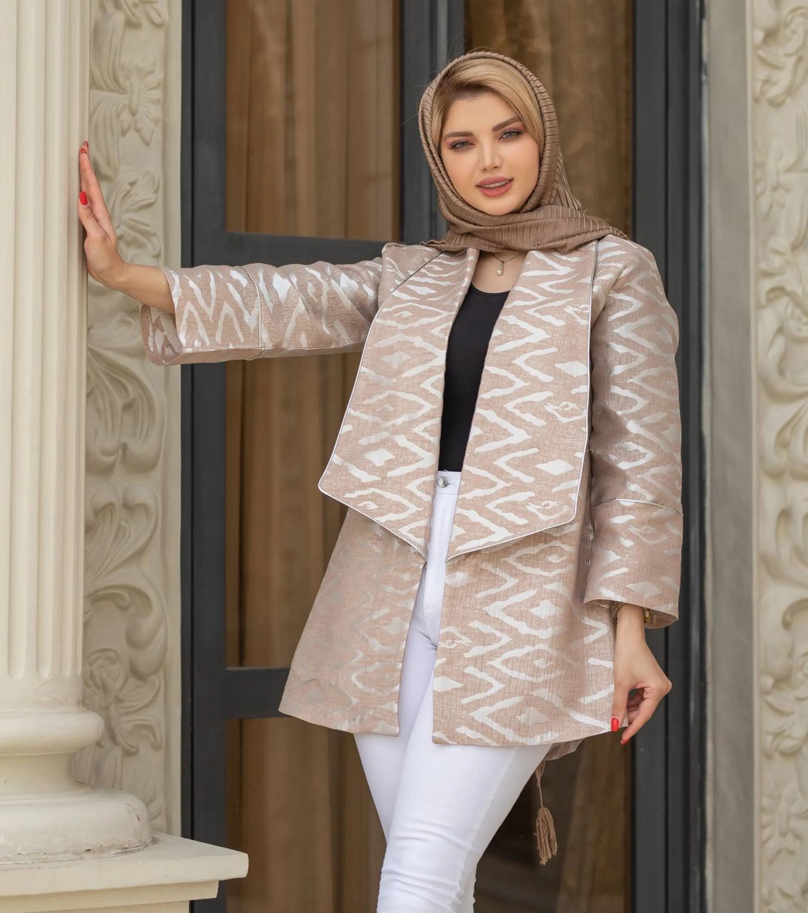 مانتو کوتاه جلو باز