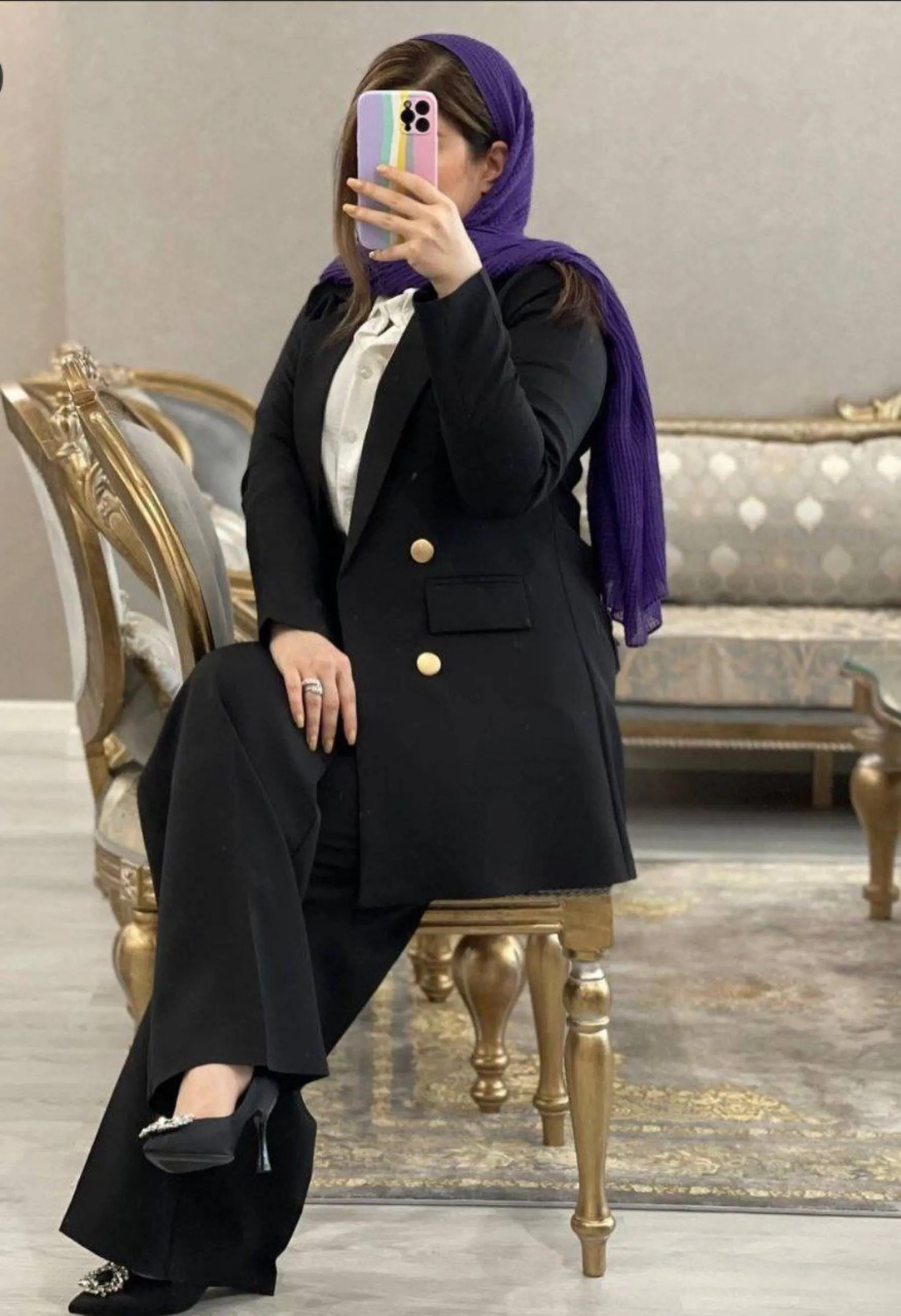 کت و شلوار زنانه صدف