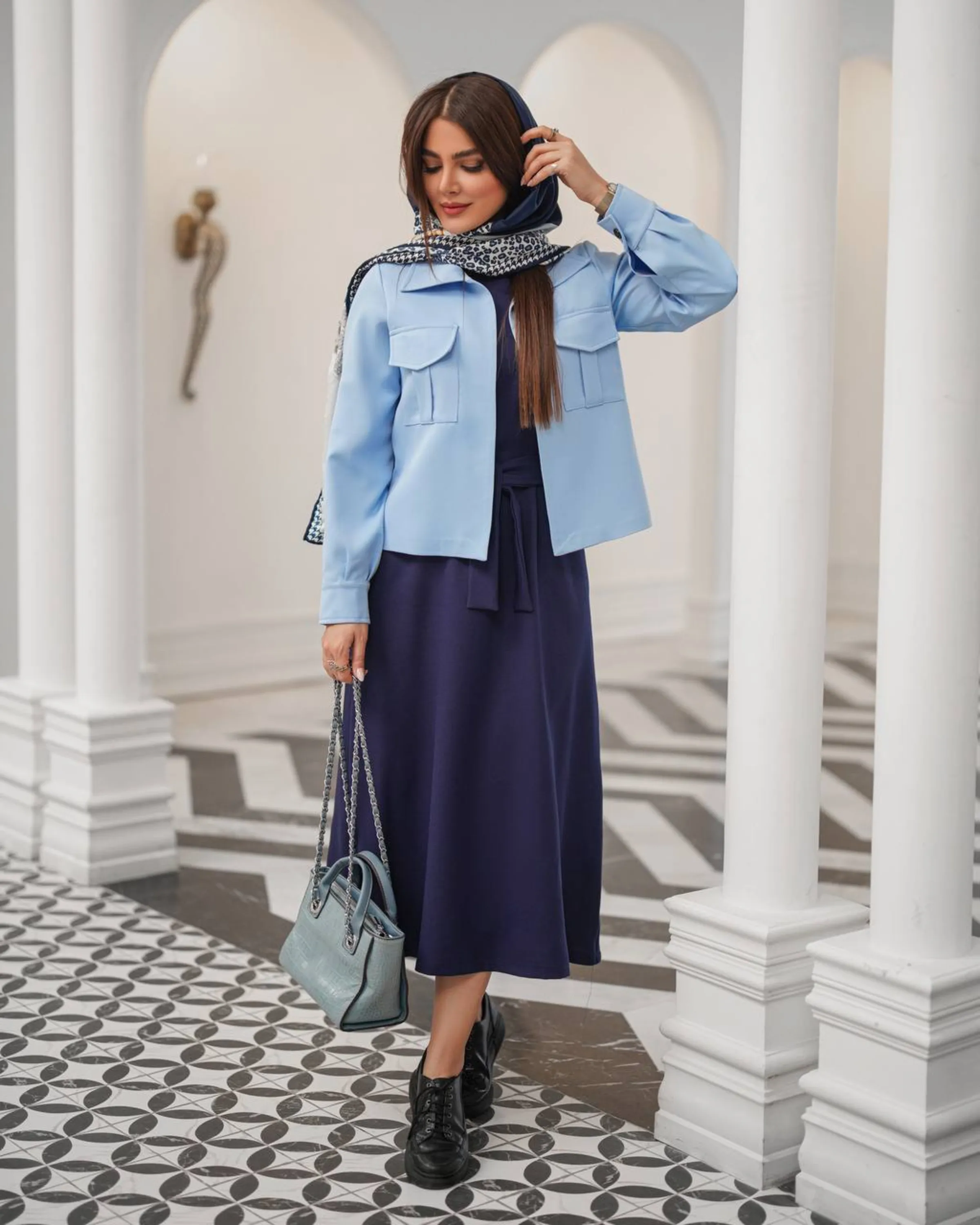 پیراهن کتی زنانه