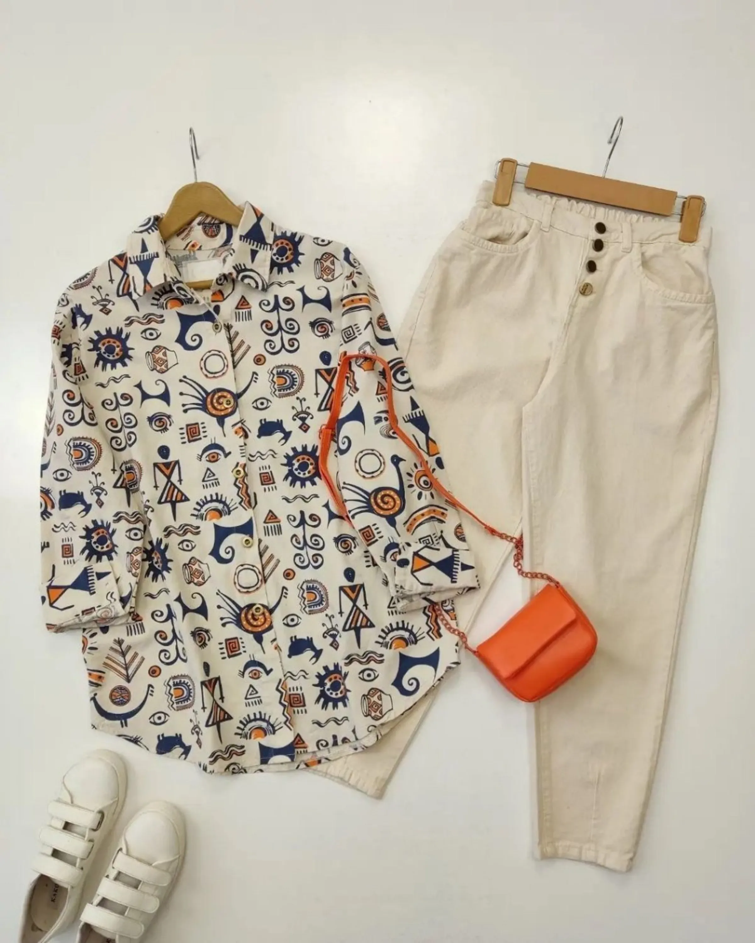 شومیز و شلوار طاووسی