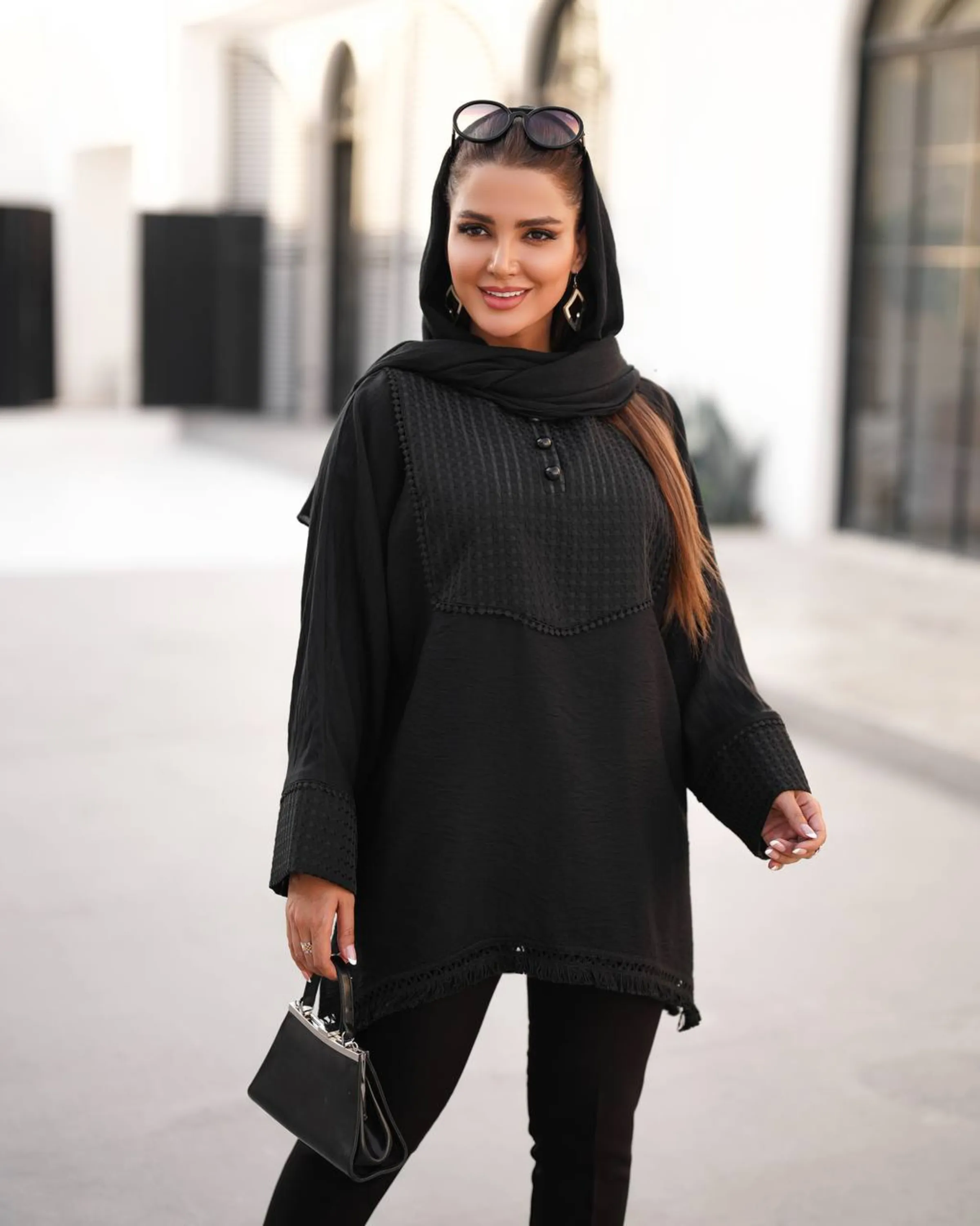 تونیک جلو بسته محرمی