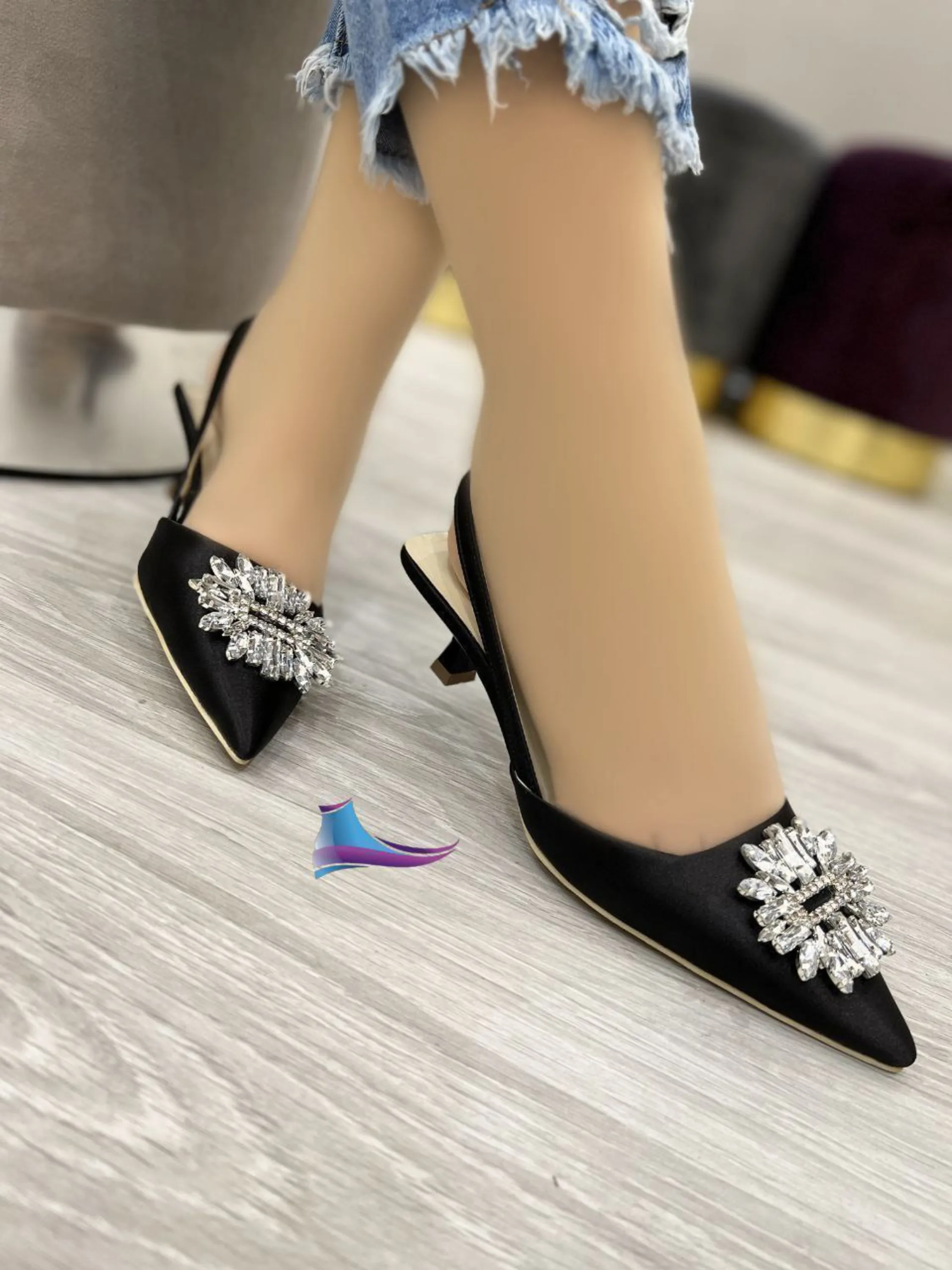 کفش مجلسی پاشنه 3 سانت