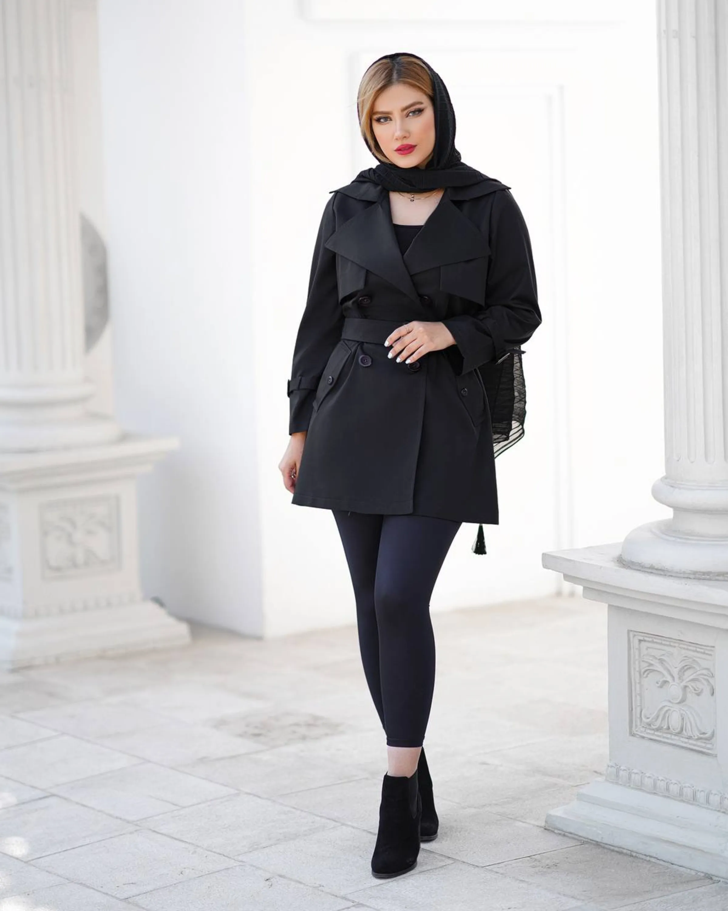 مانتو کتان چهار فصل