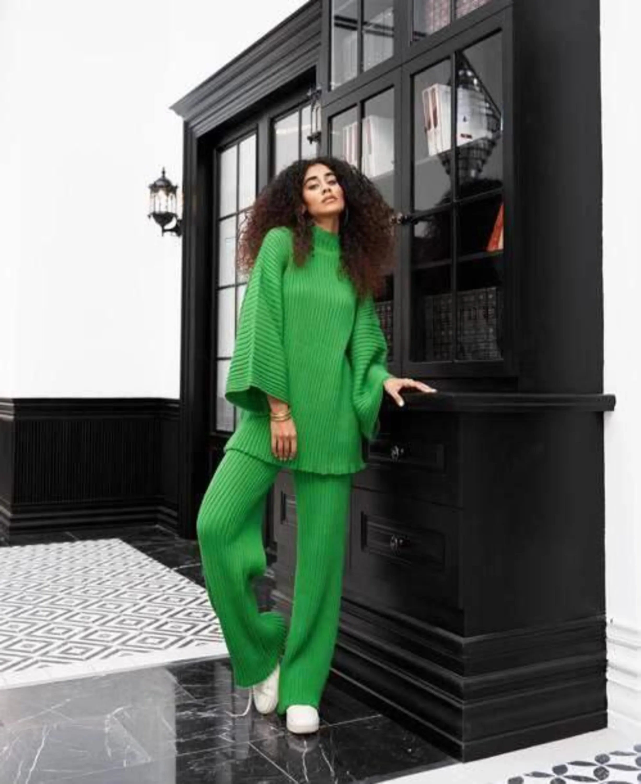 بلوز شلوار یقه اسکی