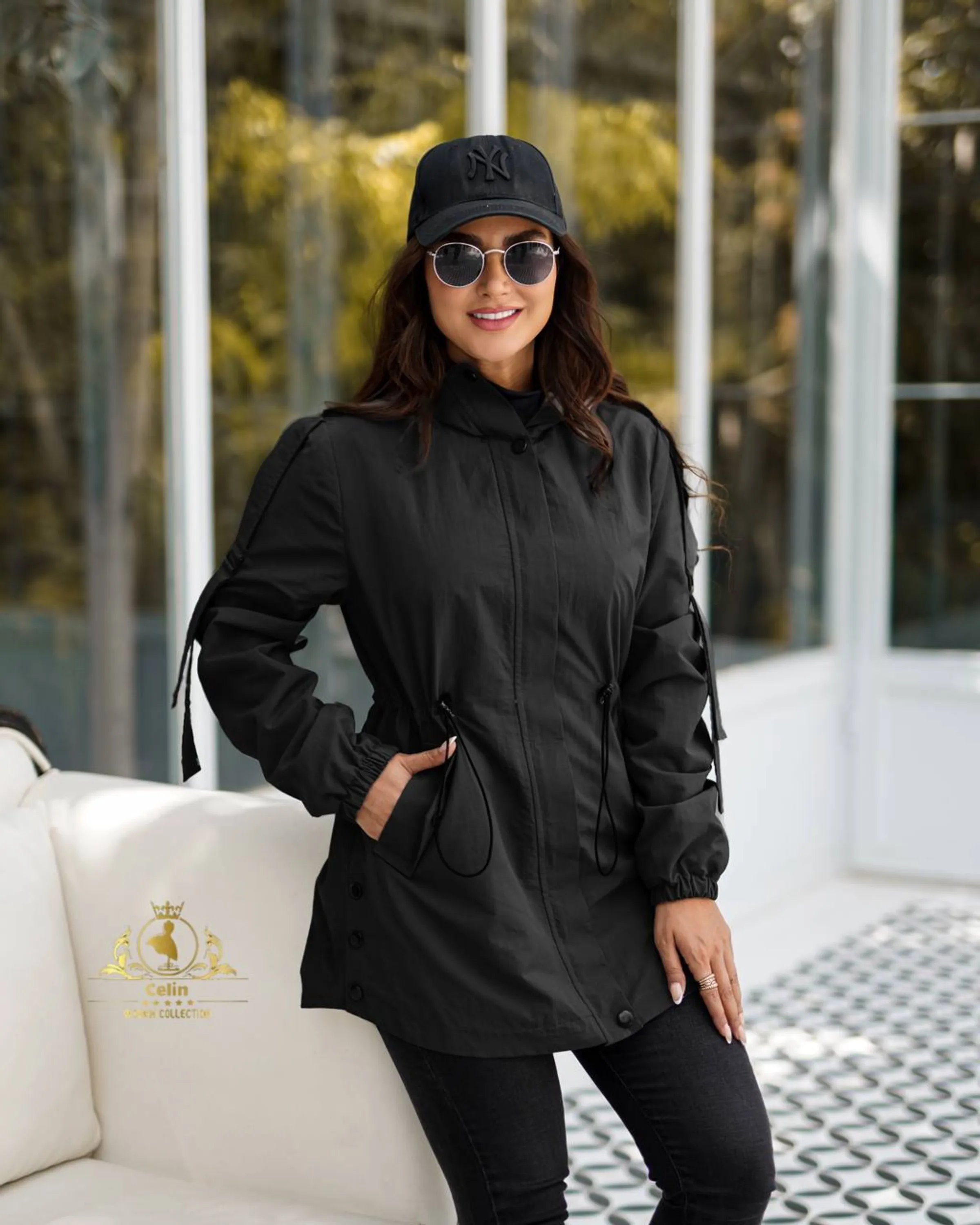 بارانی بغل دکمه