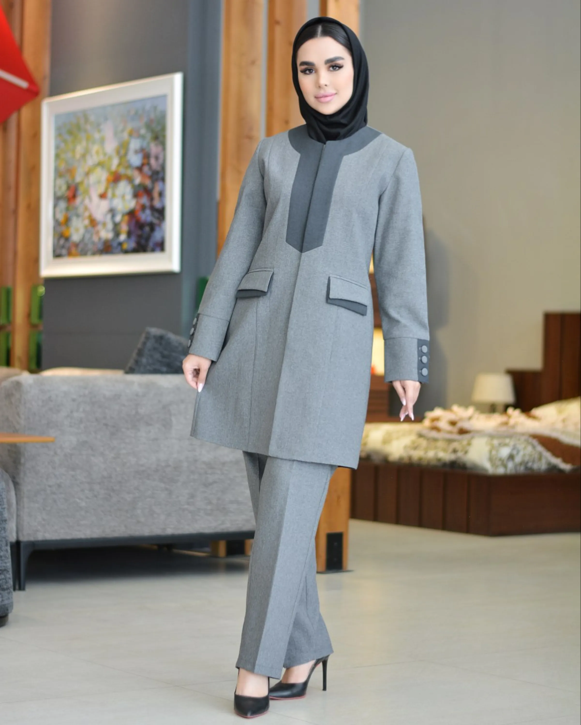 مانتو شلوار اداری زینا