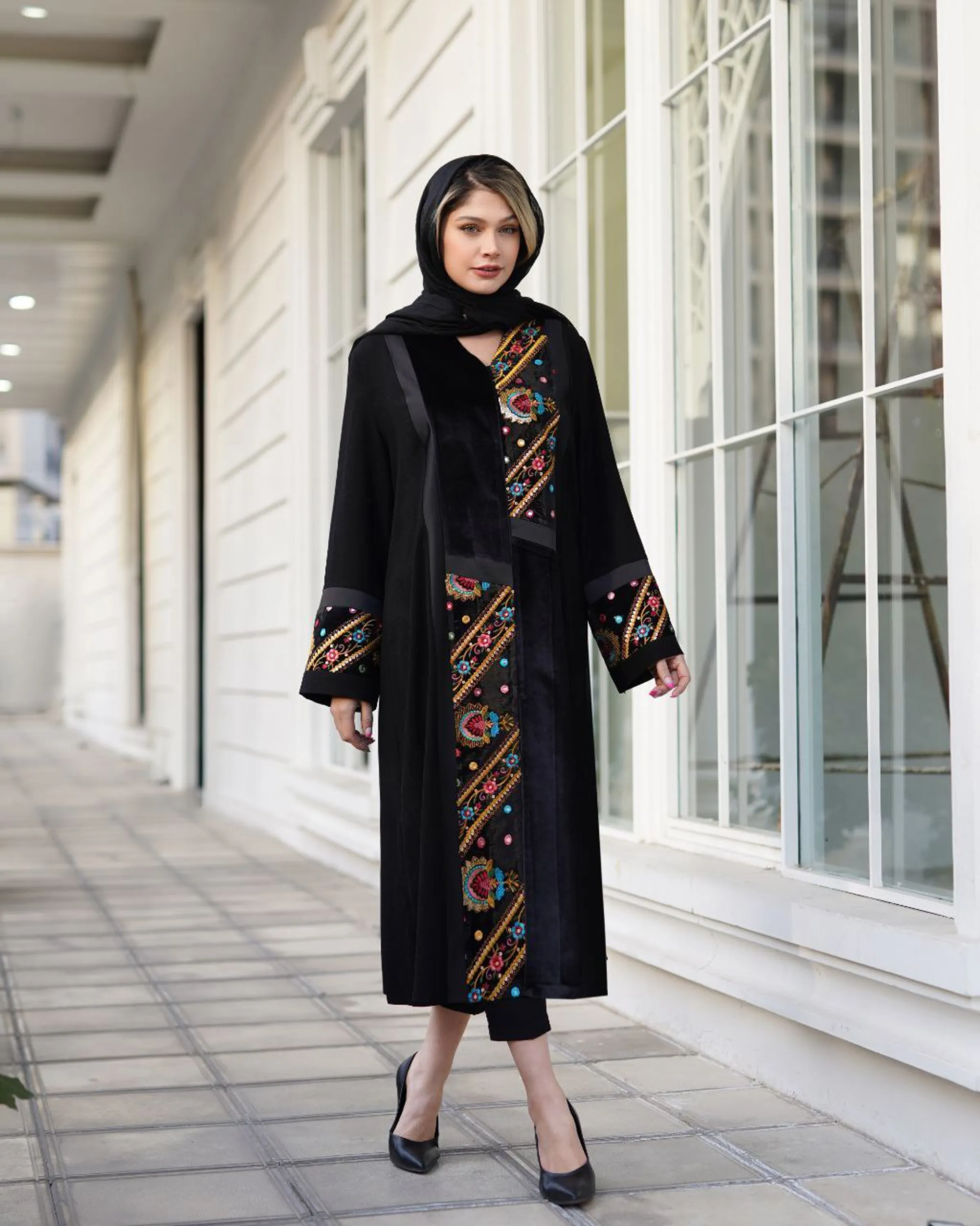 مانتو ساده دکمه دار