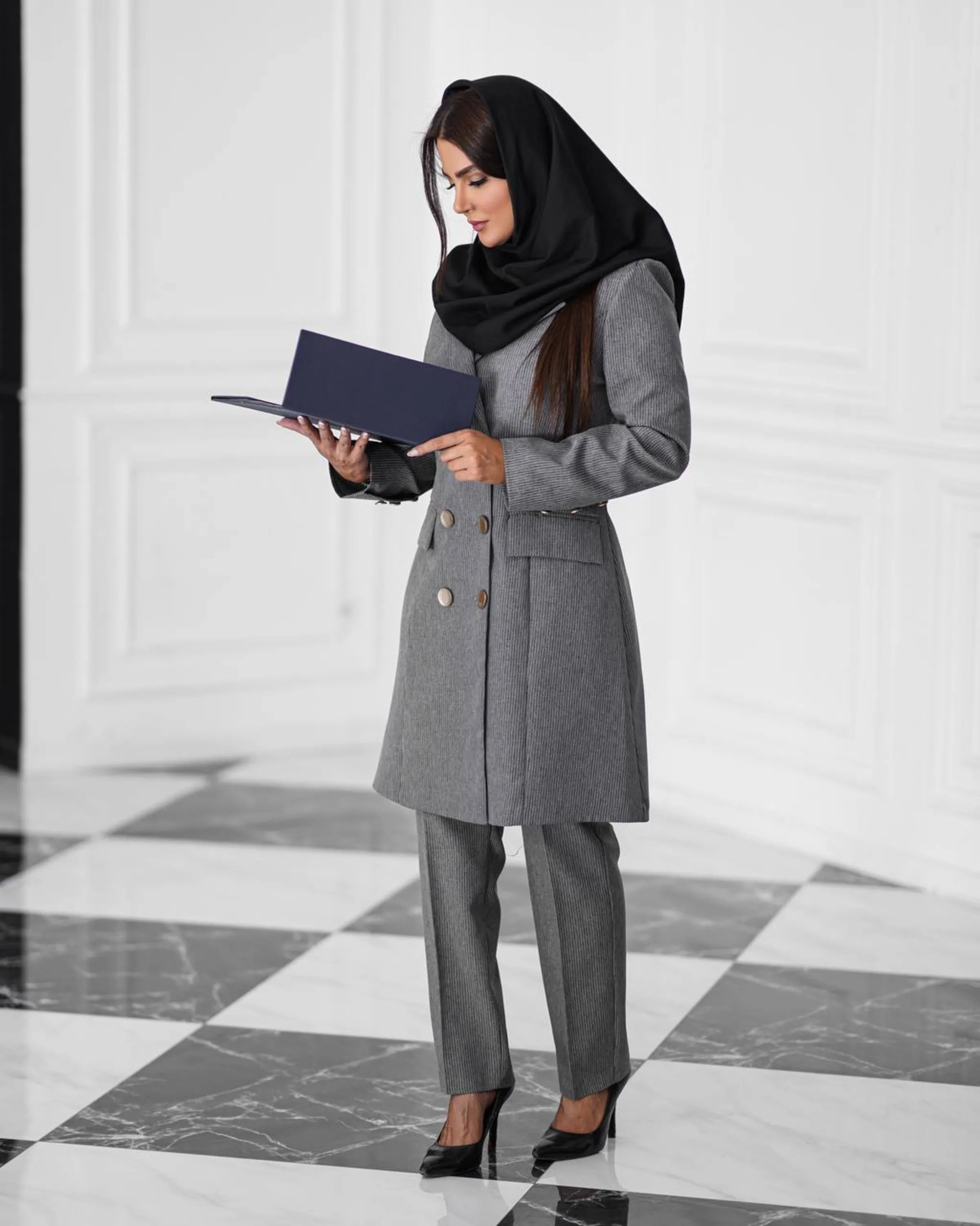 مانتو شلوار اداری