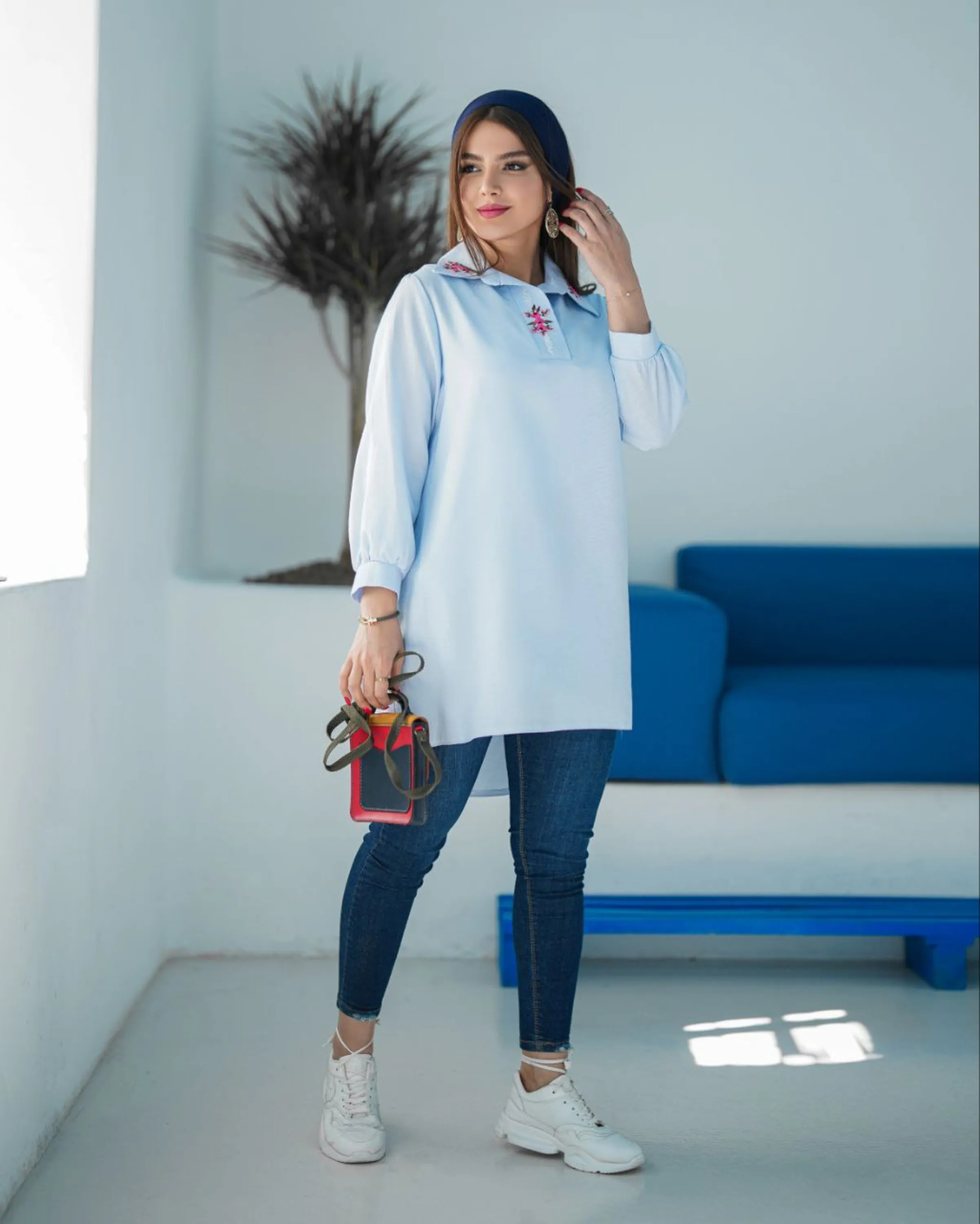 شومیز مانتویی رزا