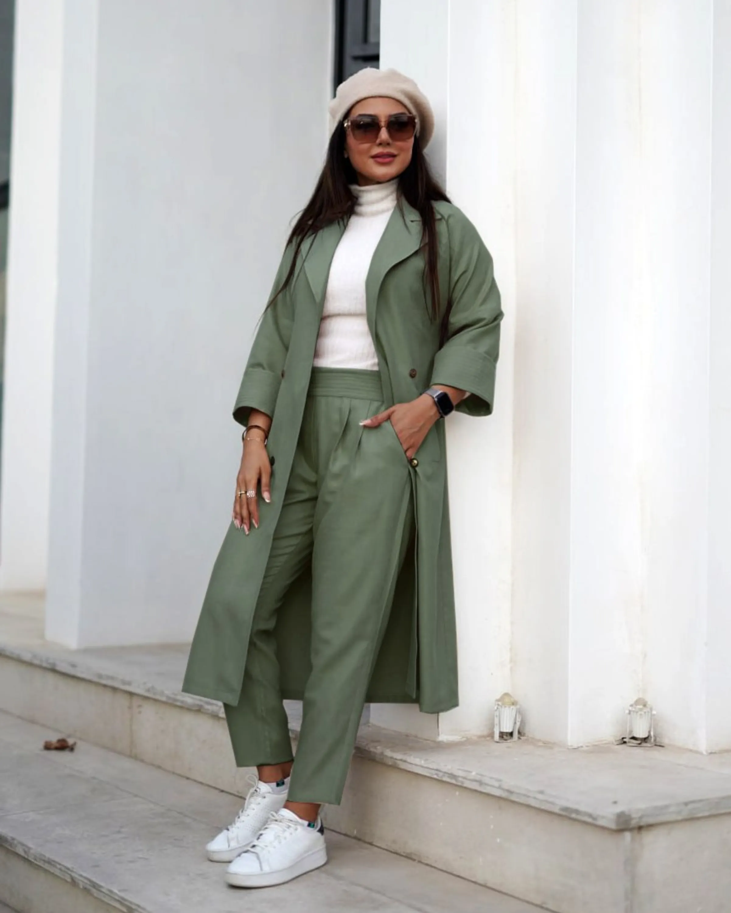 مانتو شلوار فلورا