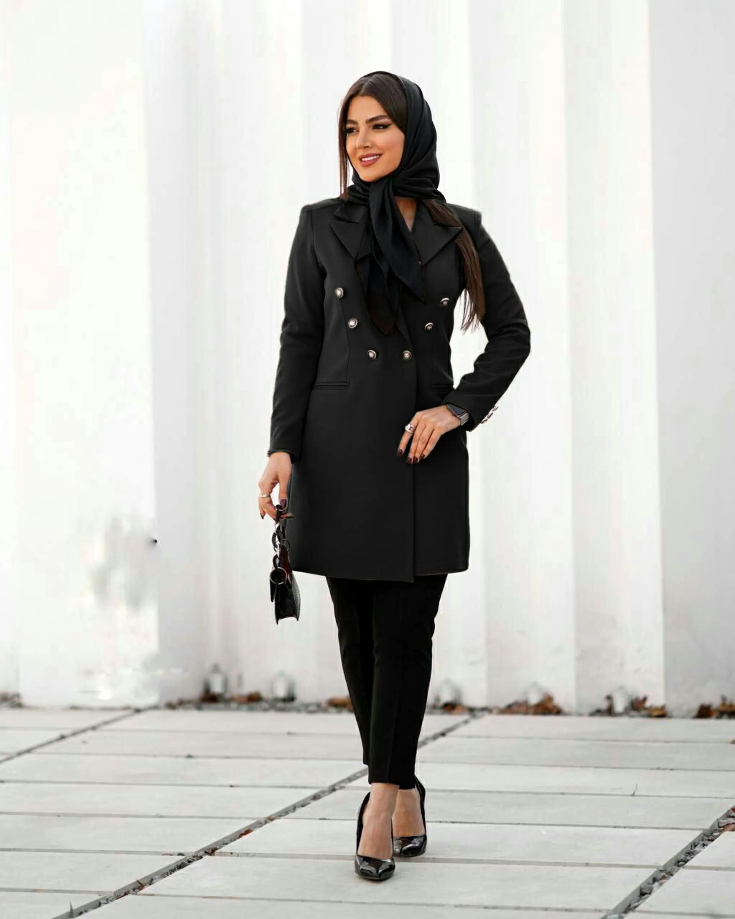 مانتو جلو بسته مانتو جلو بسته روژینا