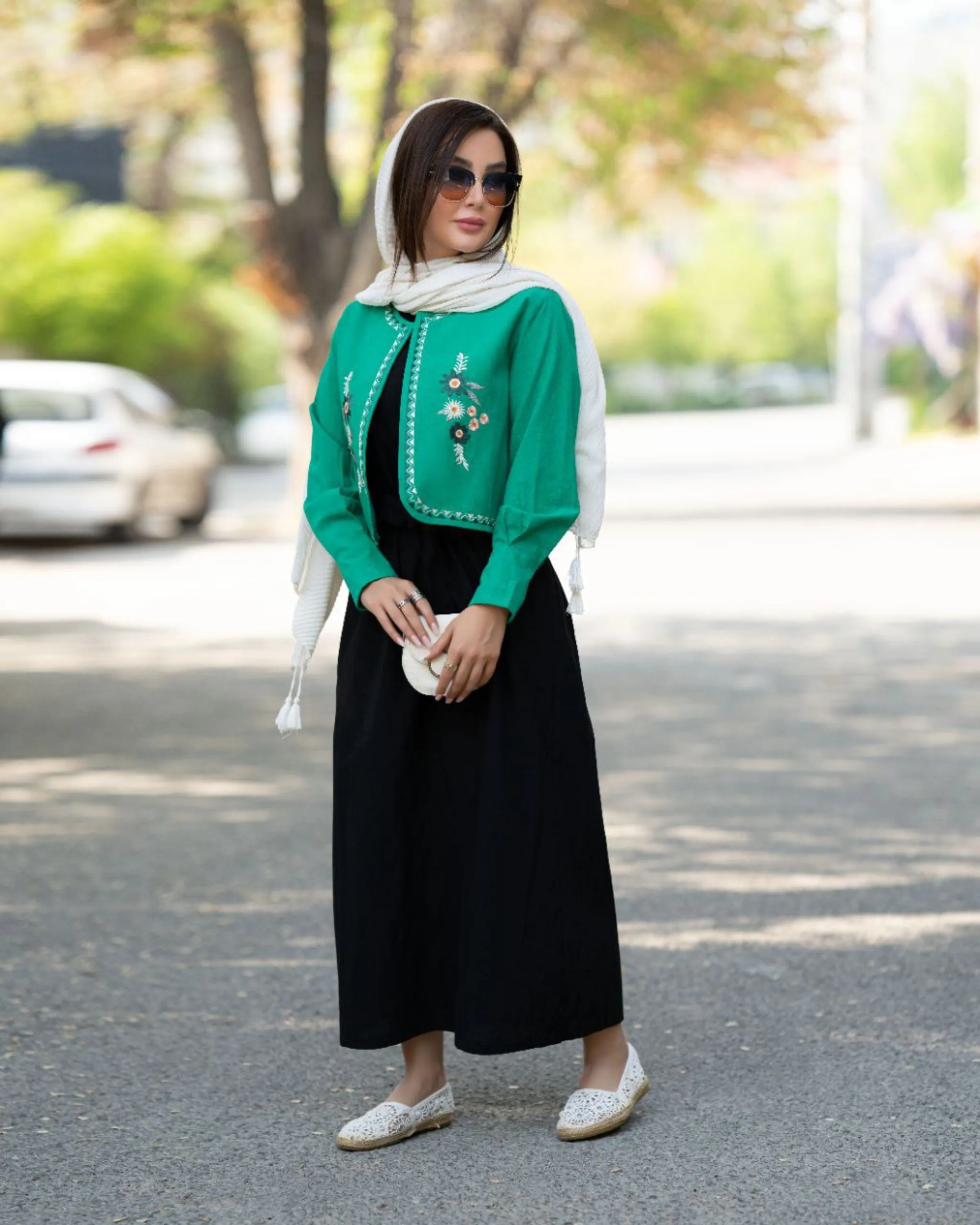 کت و سارافون گلدوزی