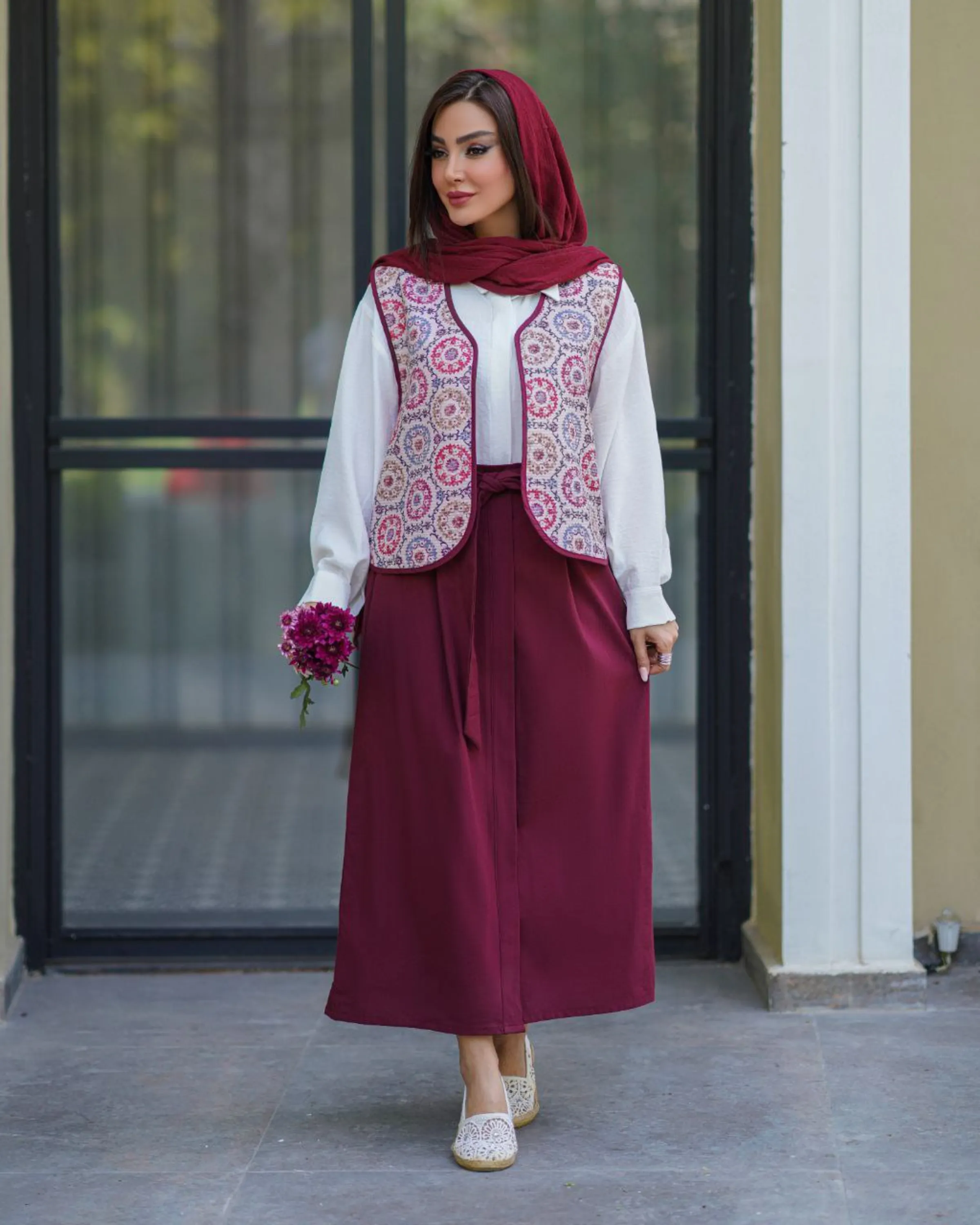 ست ژیله شومیز دامن