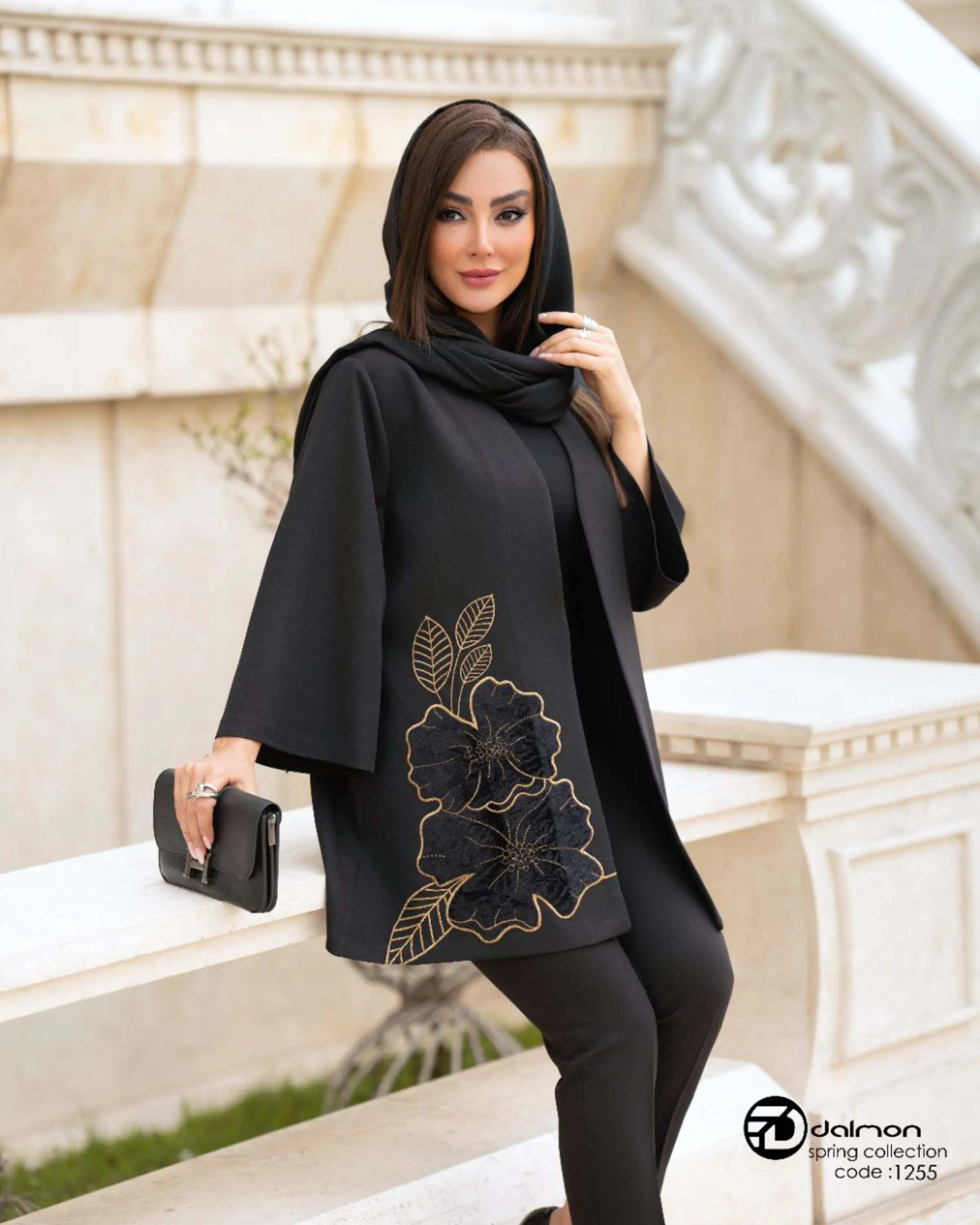 مانتو مازراتی گلدوزی