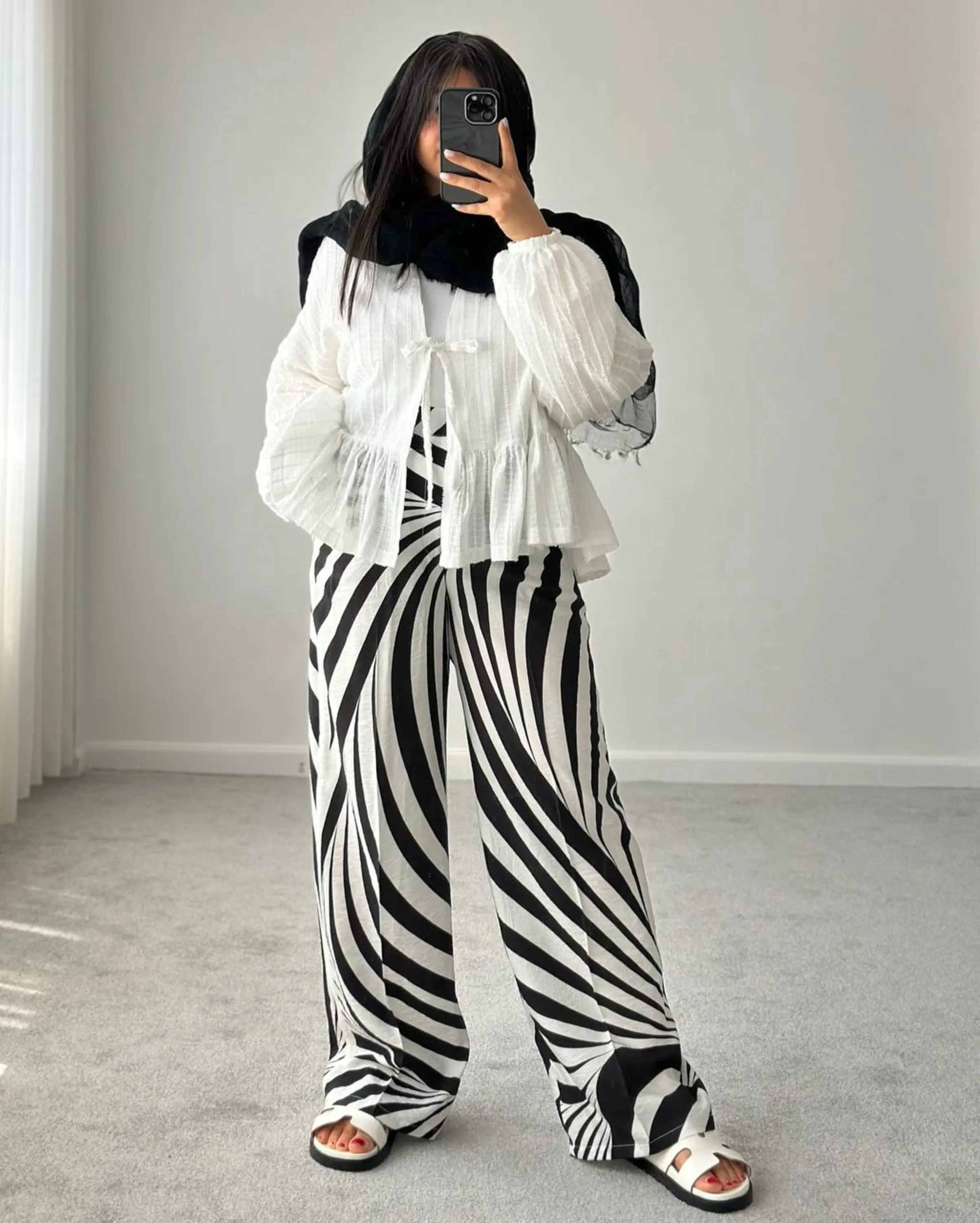 شومیز شلوار زبرا