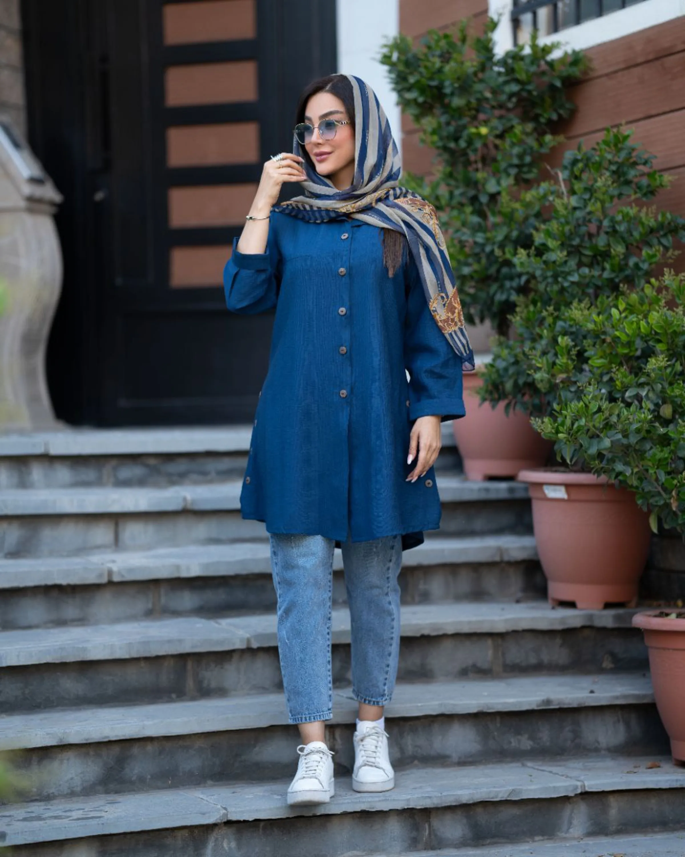 مانتو پیراهنی جلو بسته