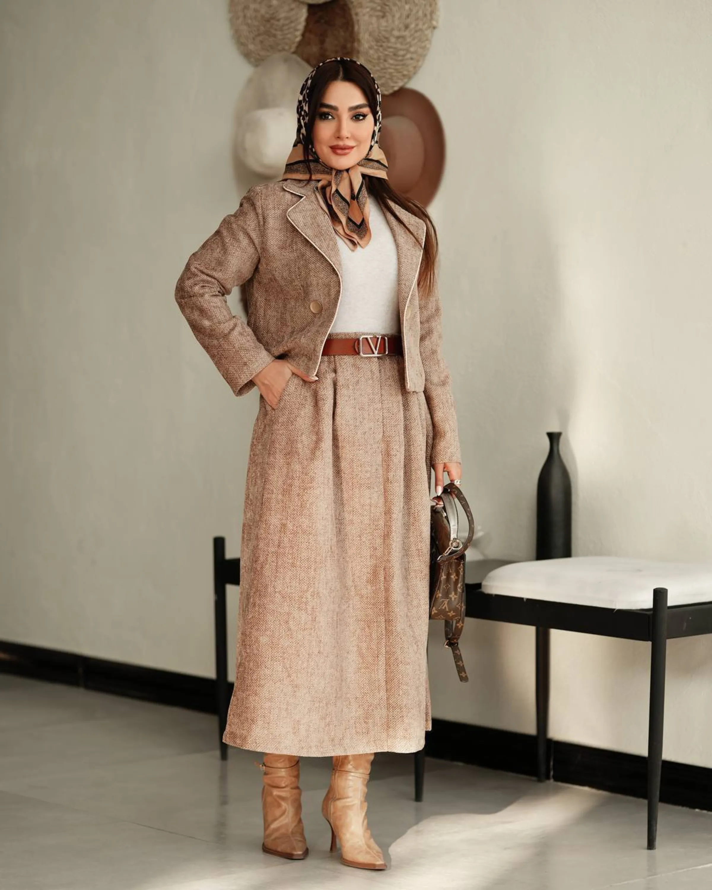 کت و دامن مخمل