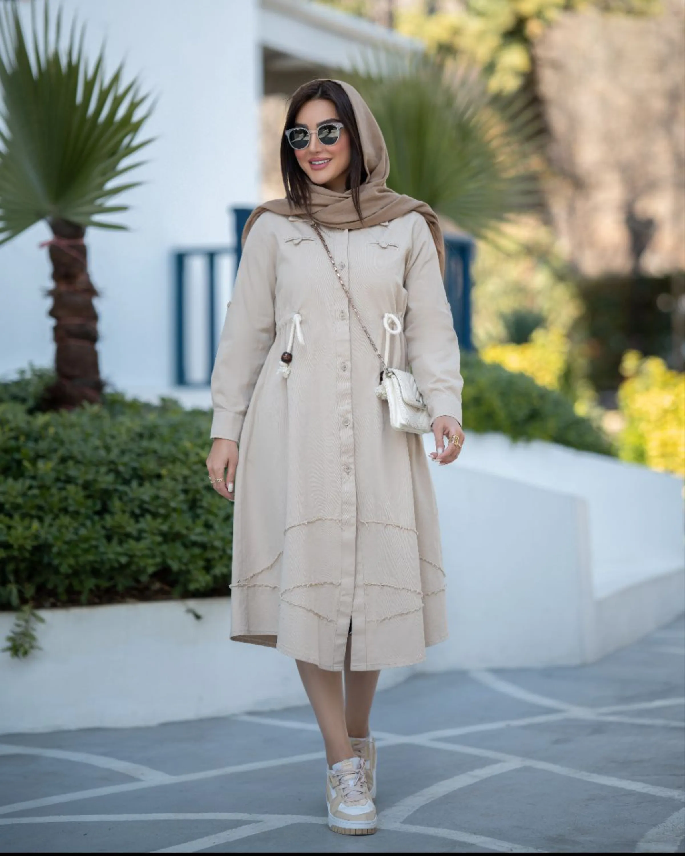 مانتو کتان چهار فصل