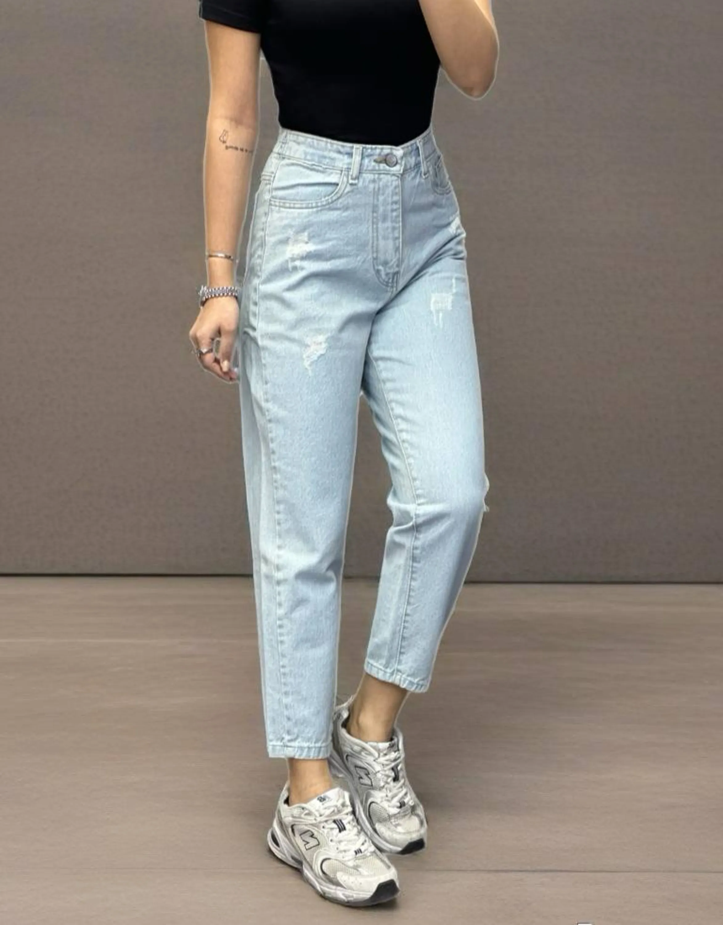 شلوار جین مام استایل