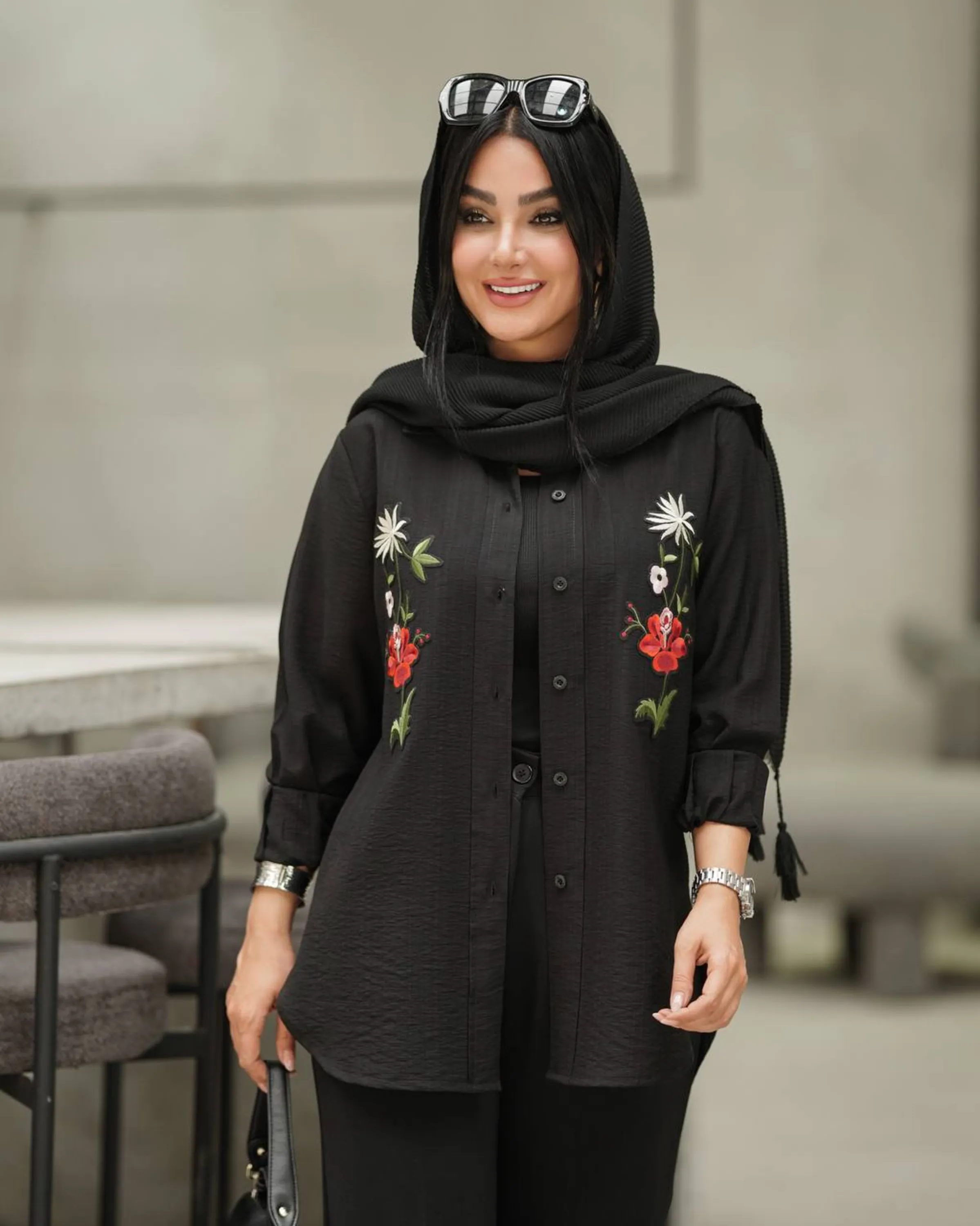 شومیز گلدوزی بارانا