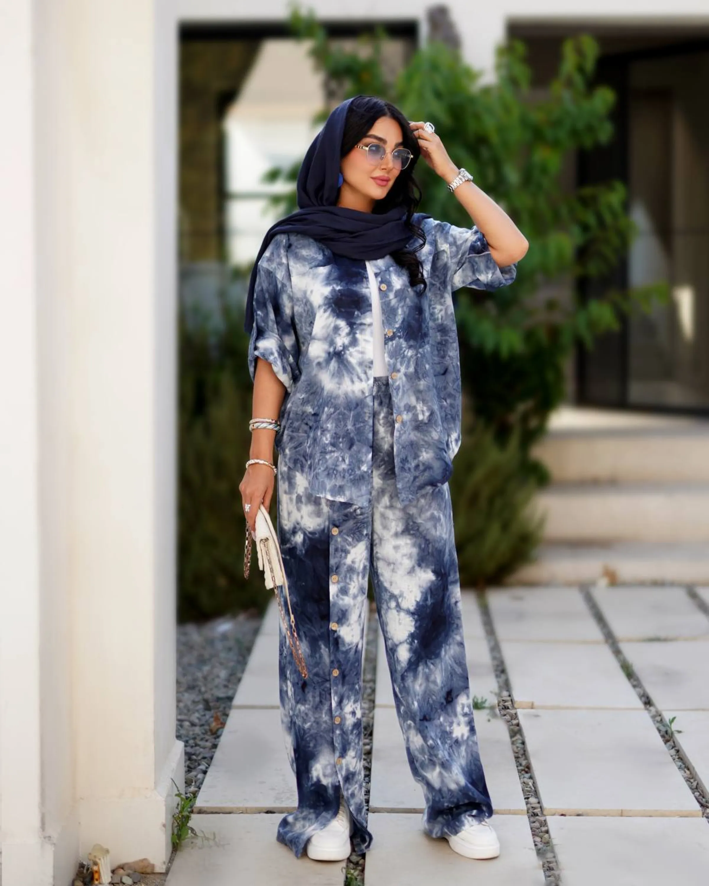 شومیز شلوار آبرنگی