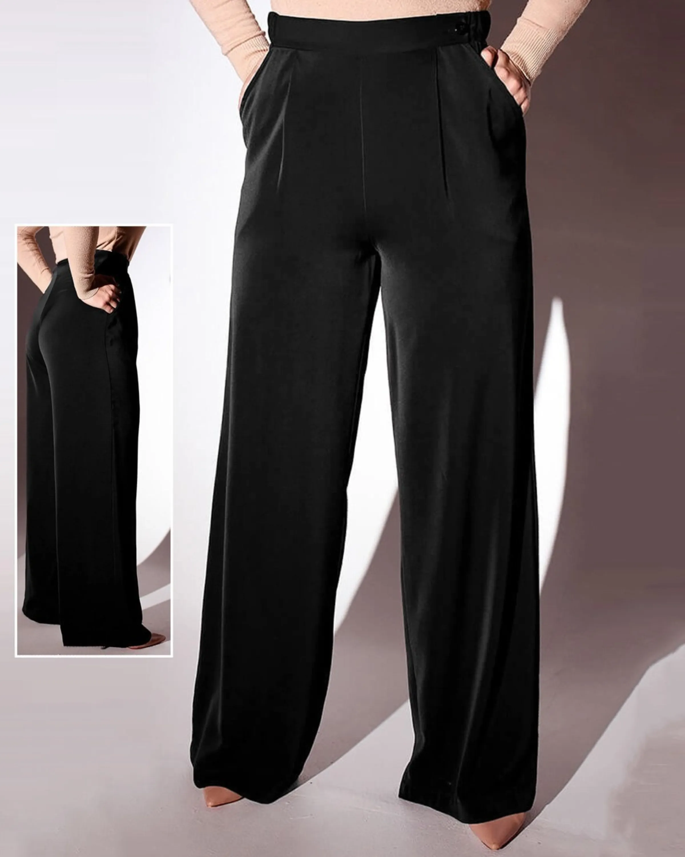 شلوار نیم بگ پیله دار