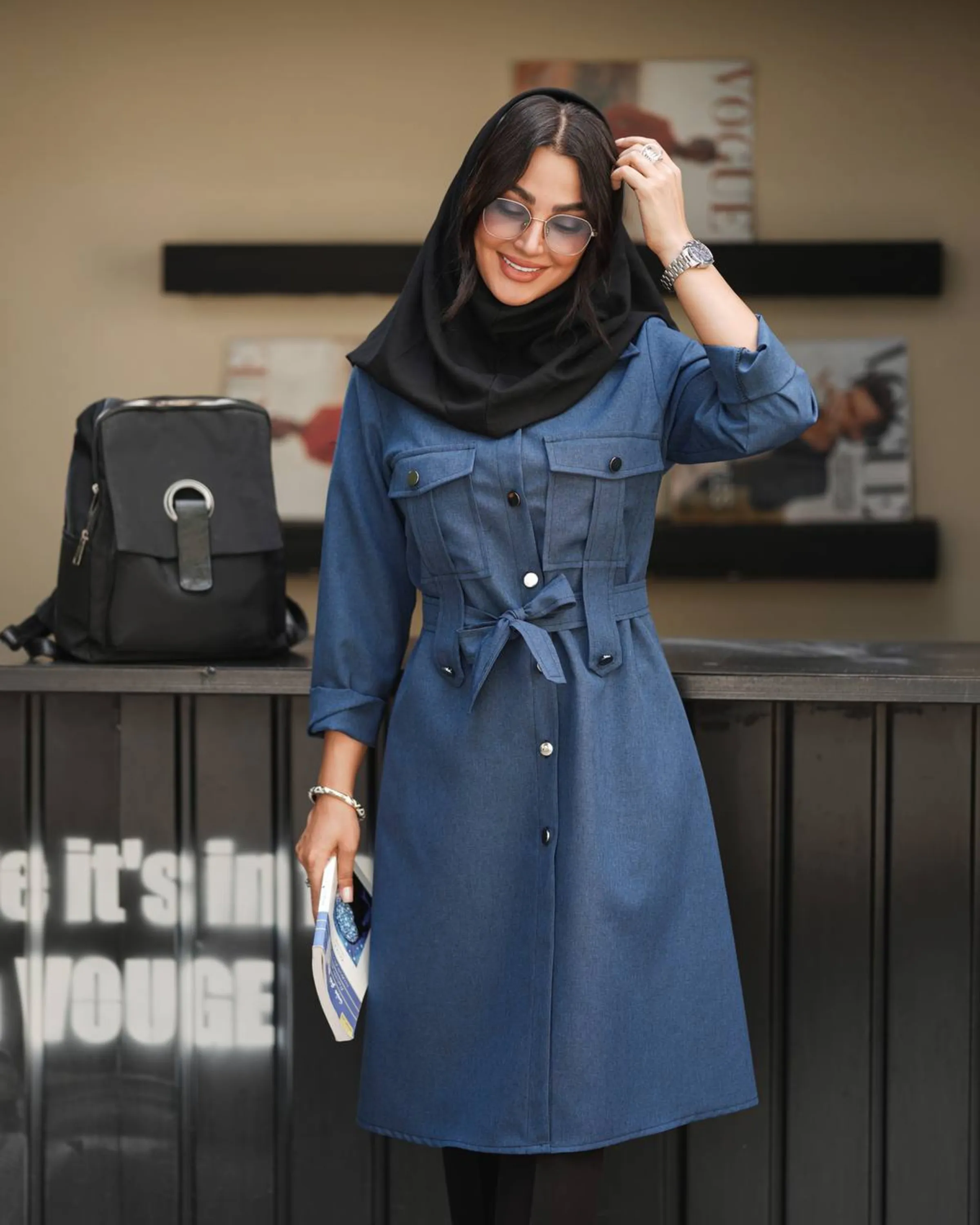 مانتو دانشجویی لاریس