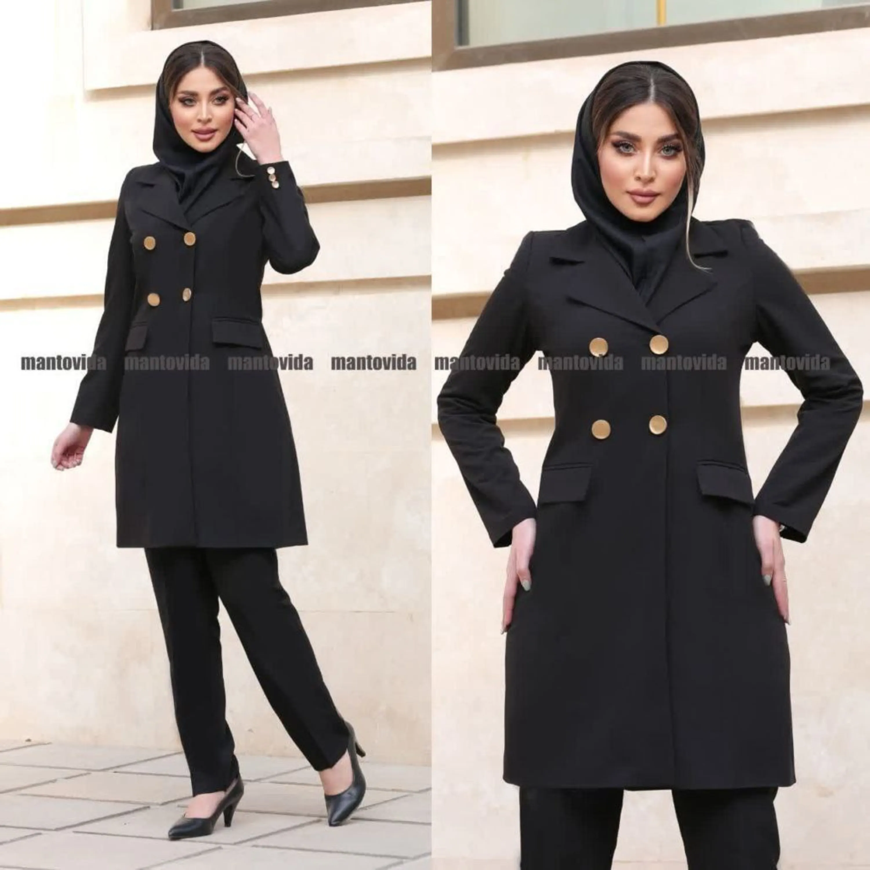 مانتو و شلوار اداری نغمه