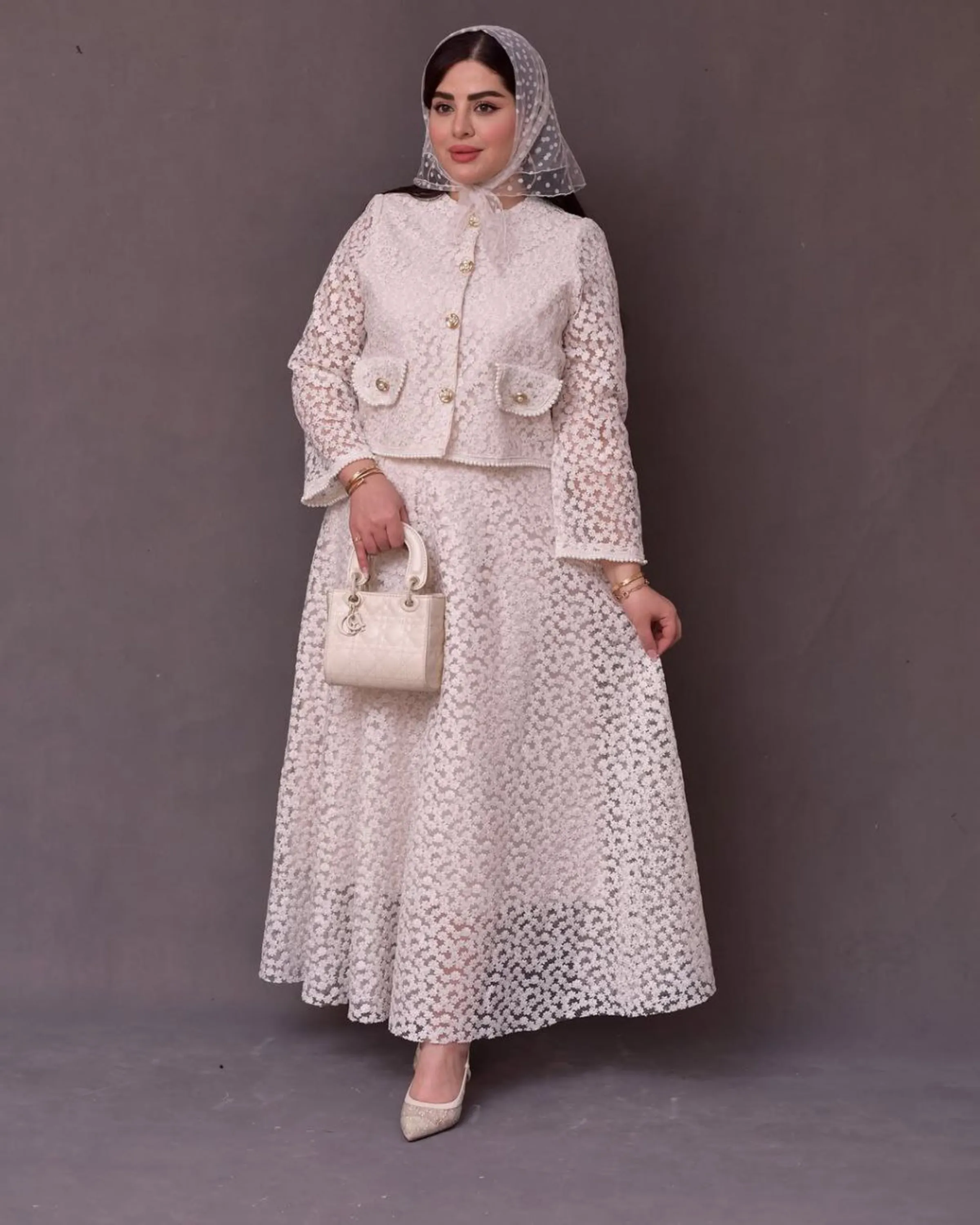 کت و دامن عروس مدل مهربانو