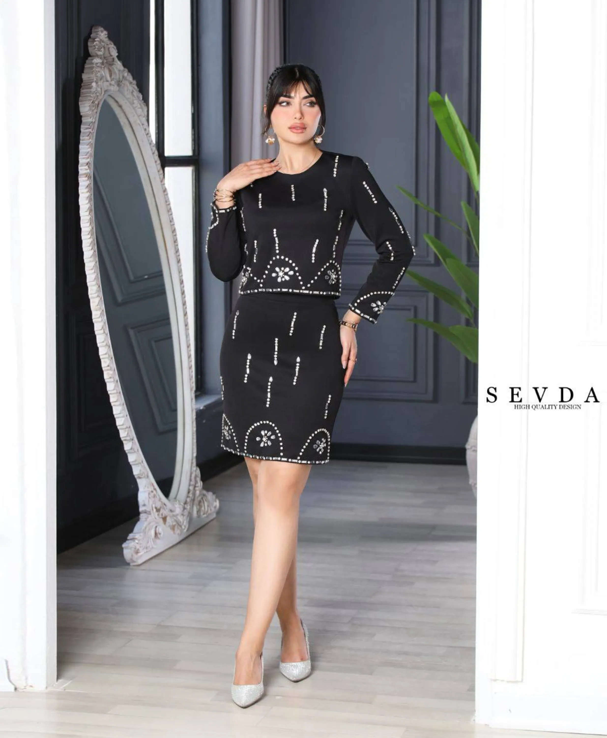 کراپ دامن مدل رُها