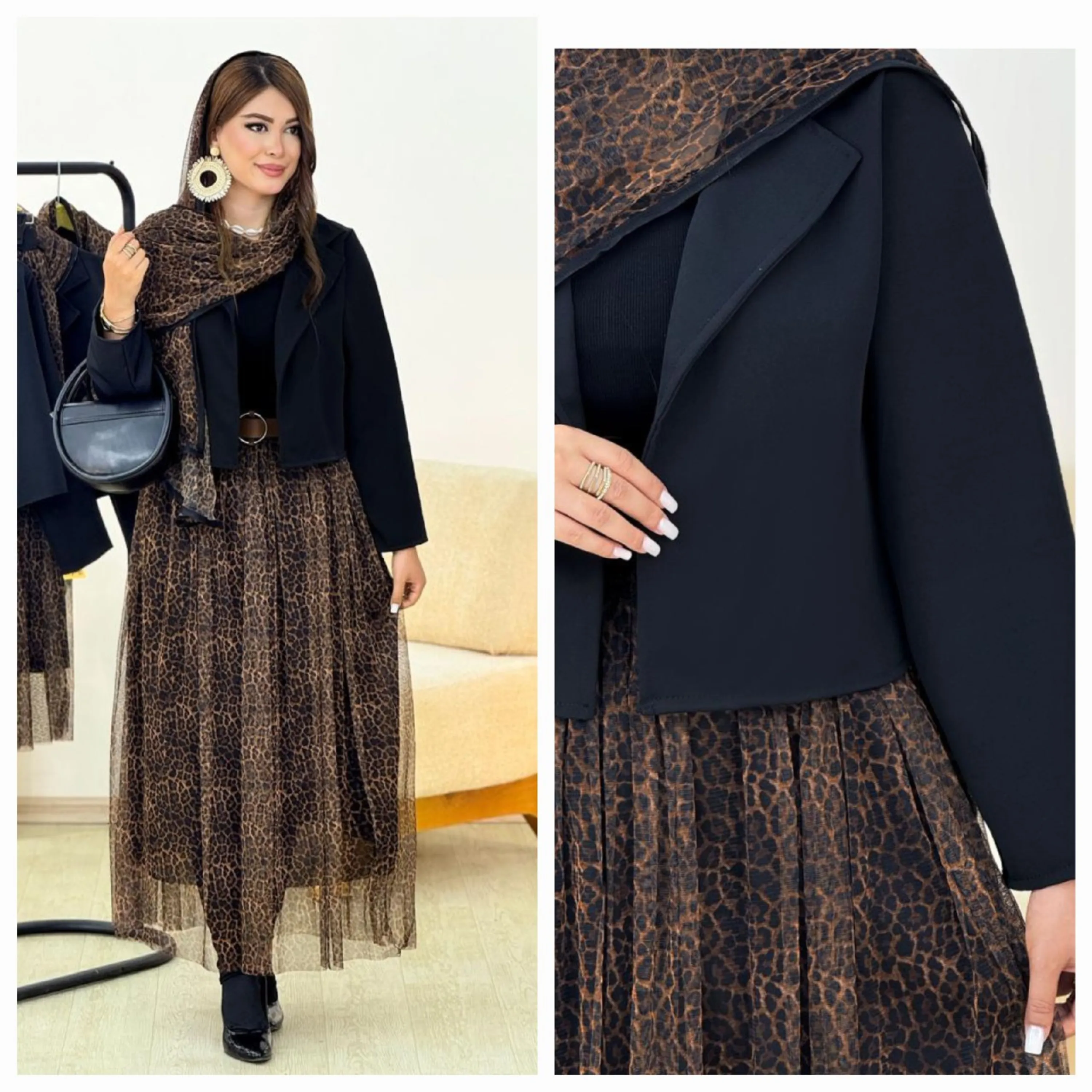 کت دامن شال رونیا