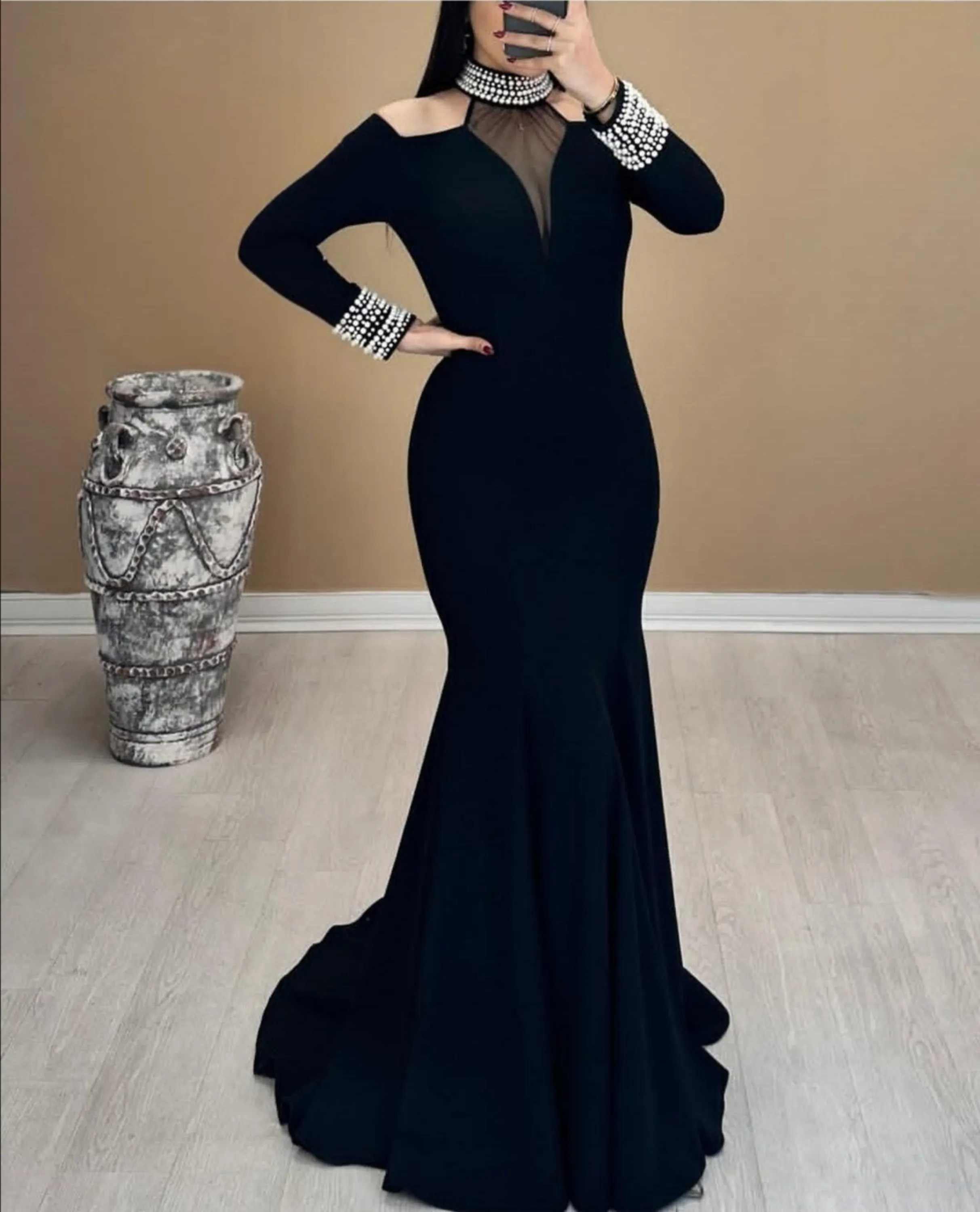 لباس مجلسی مروارید