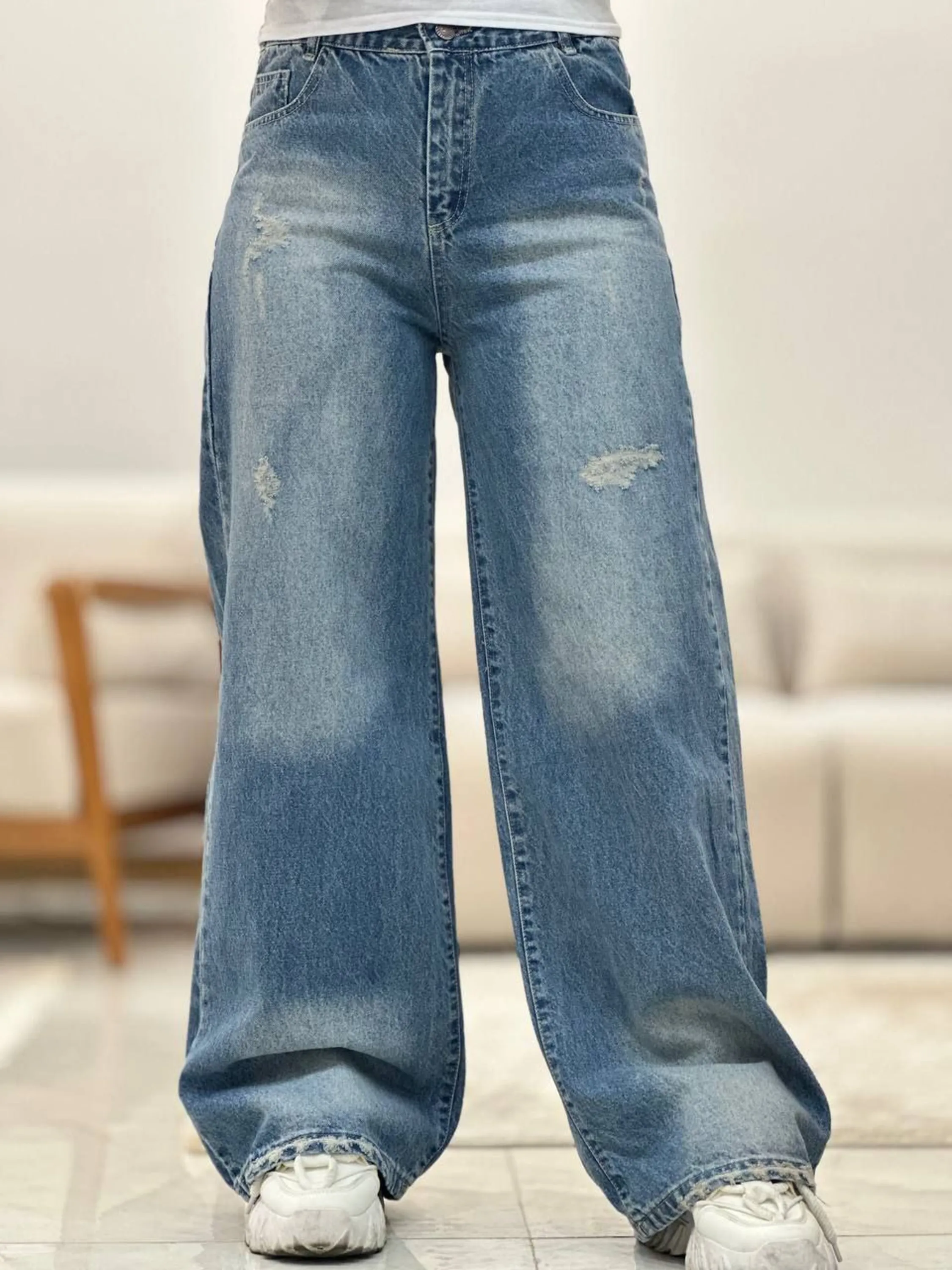 شلوار جین سنگشور فول بگ