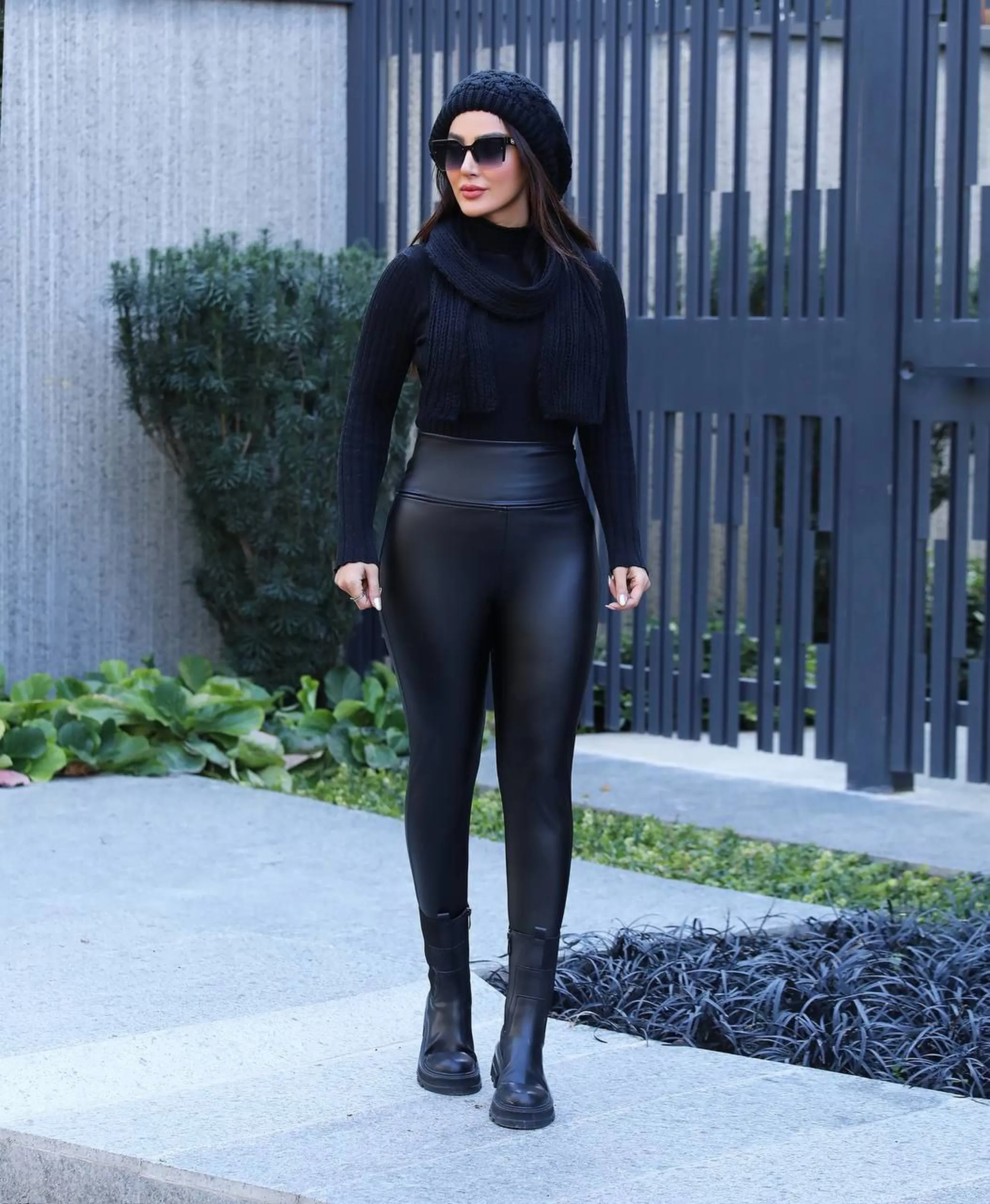 لگ چرم کمر گنی داخل پلار