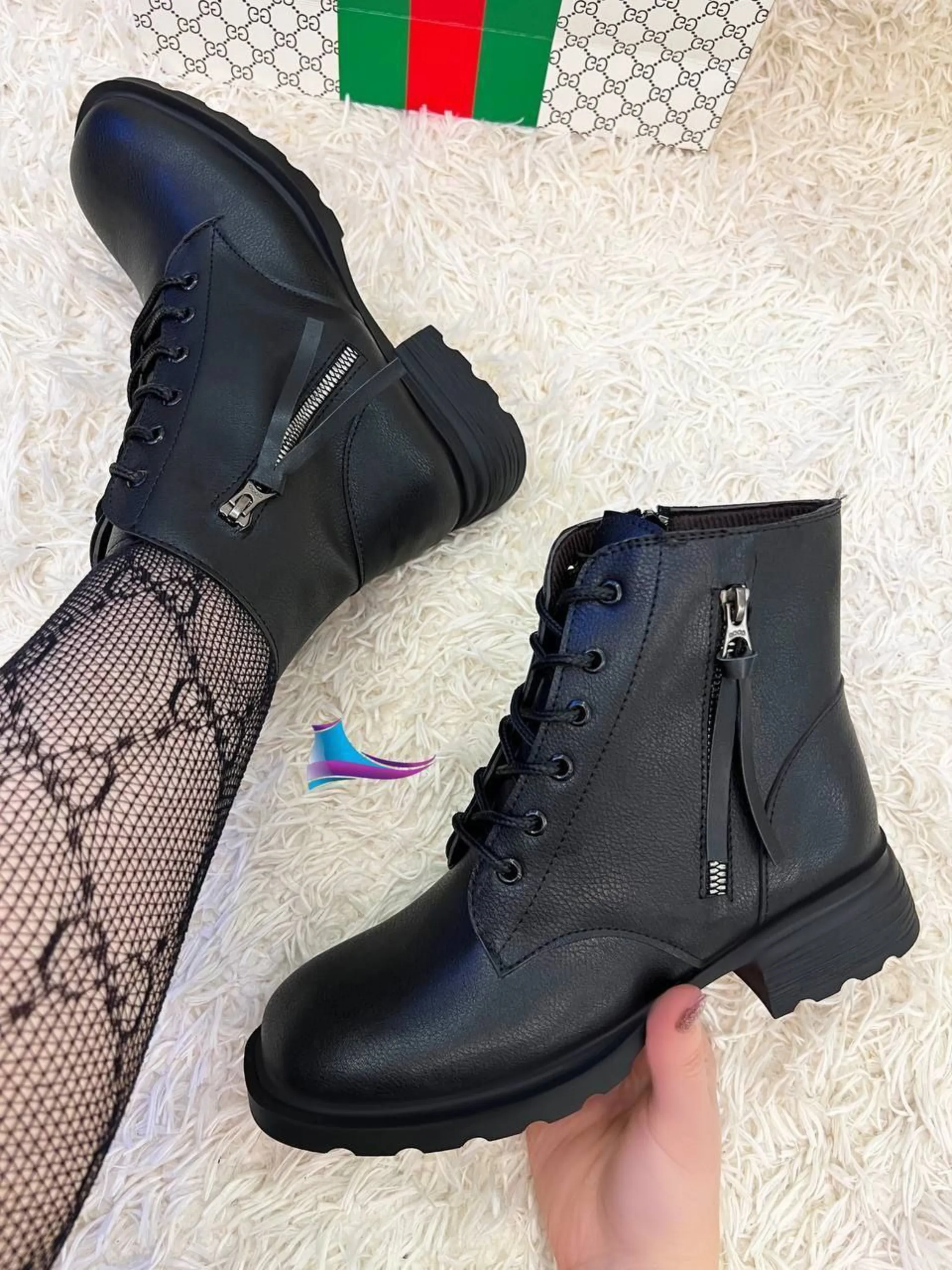 نیم بوت بغل زیپ