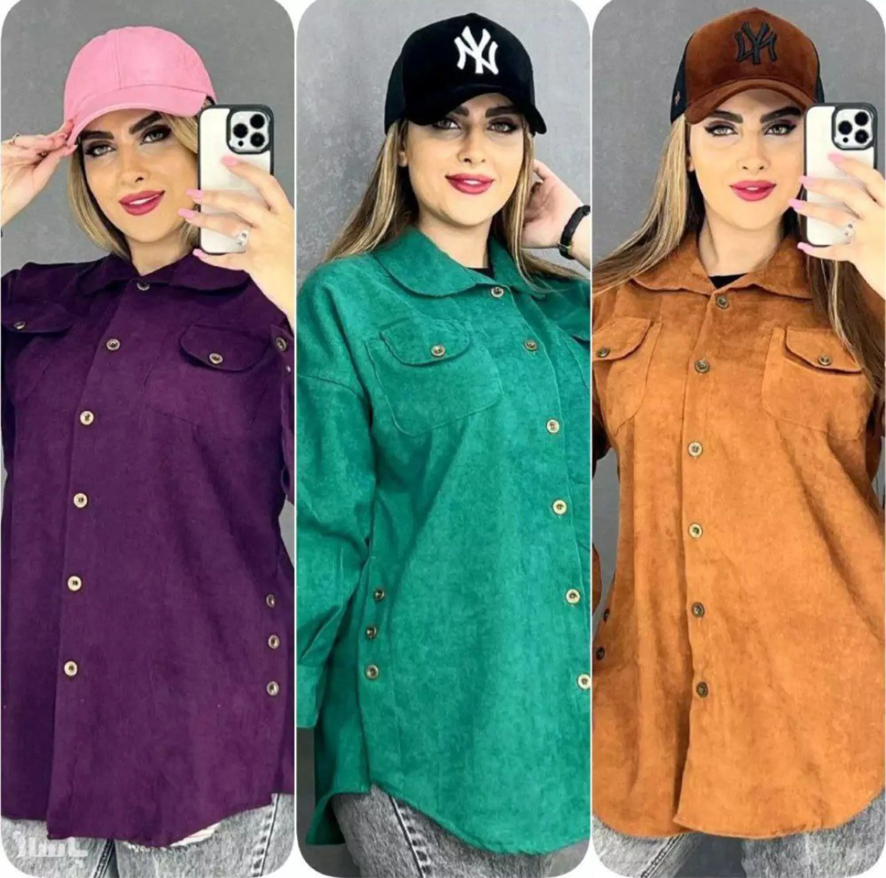 مانتو بغل دکمه کبریتی