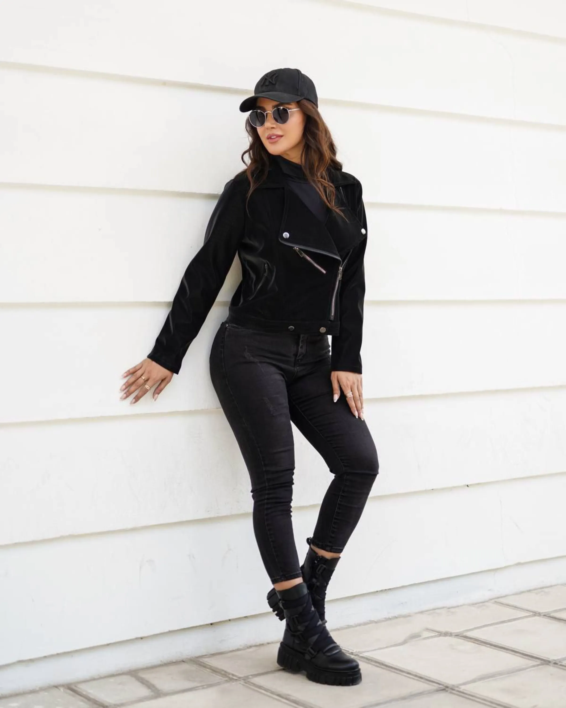 کراپ کت چرم سیلیکونی