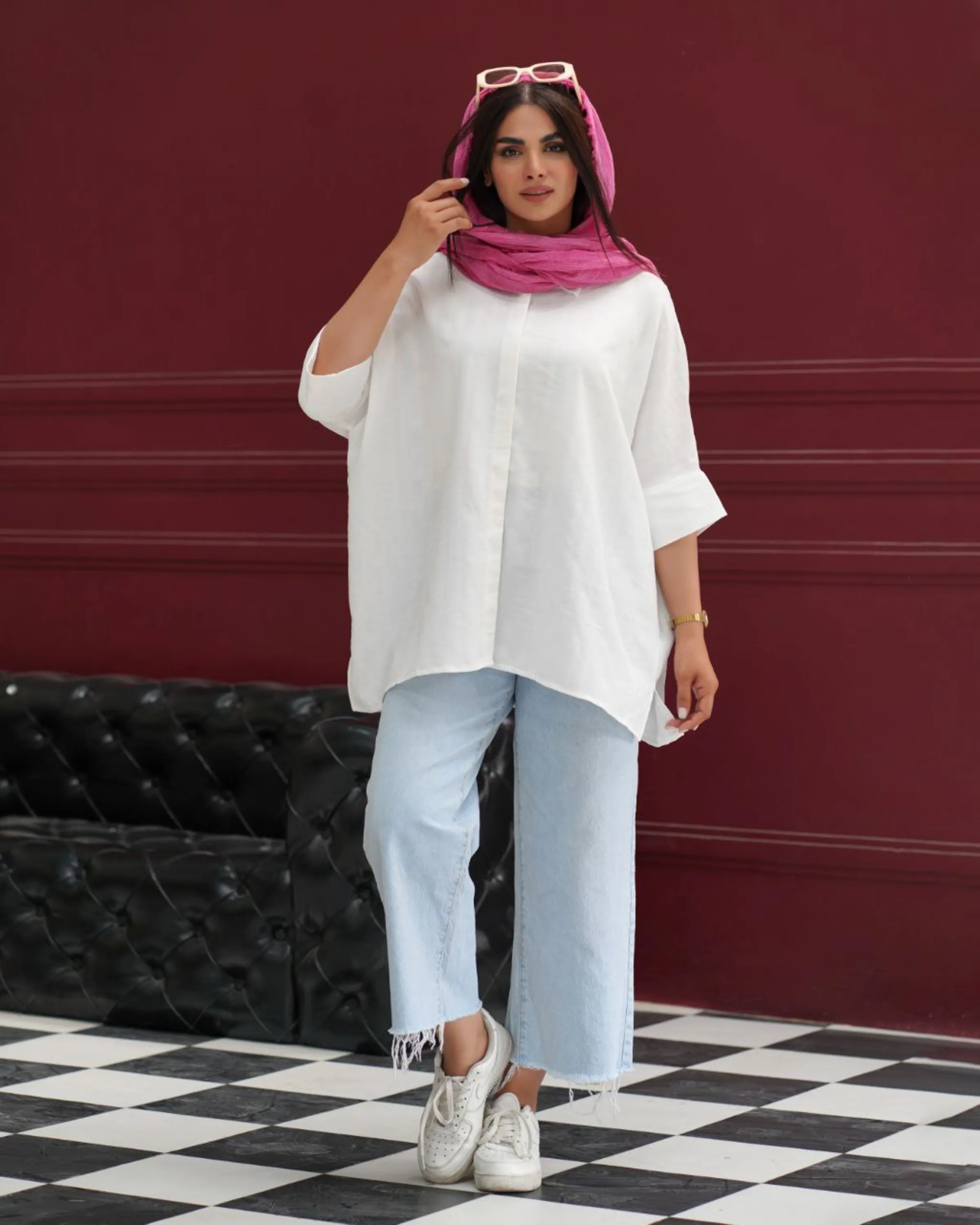 مانتو فری سایز تابستانه خنک