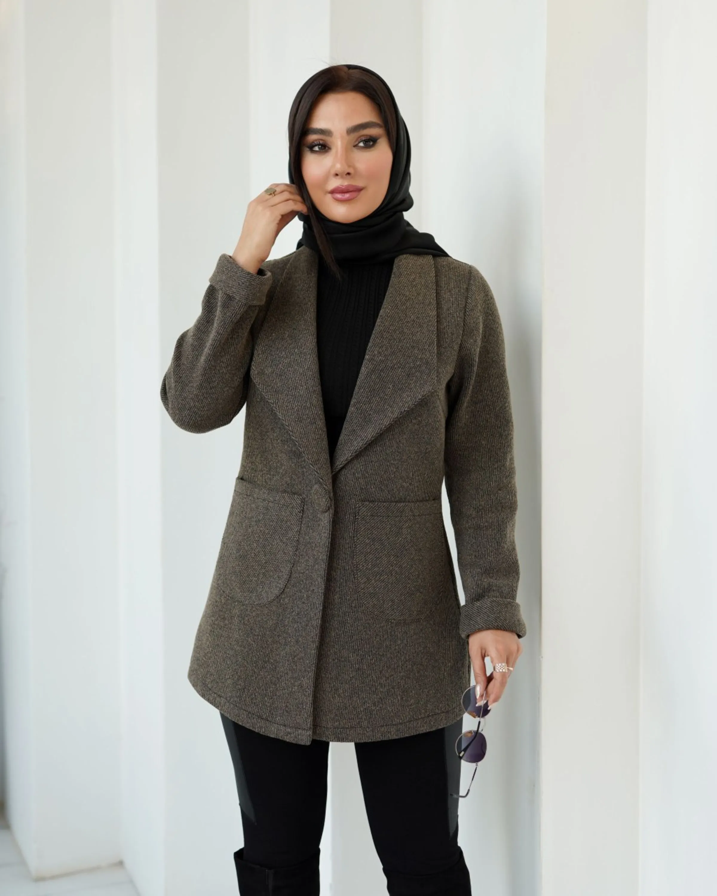 کت بافت مدل ترلان