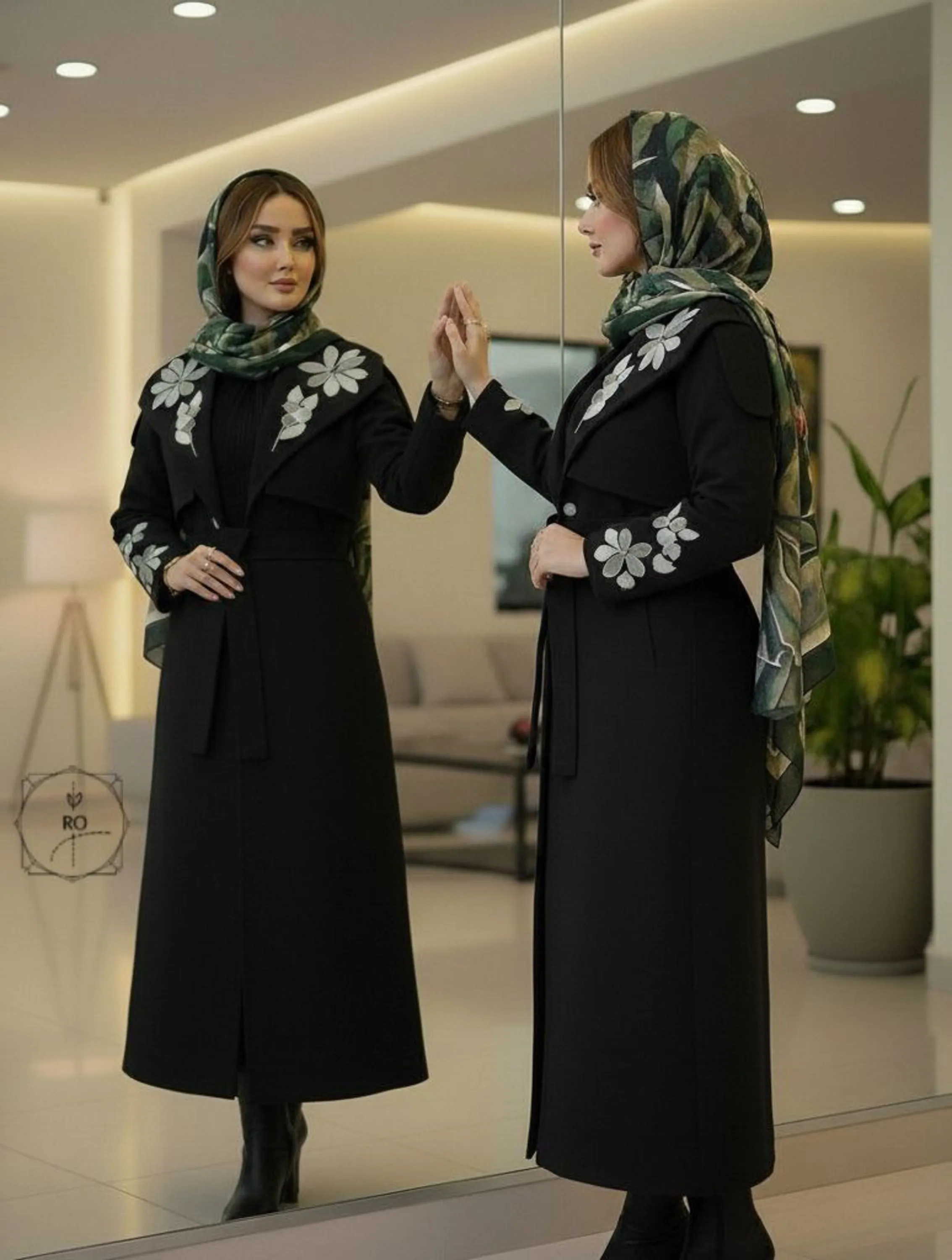 پالتو طرح گلبرگ