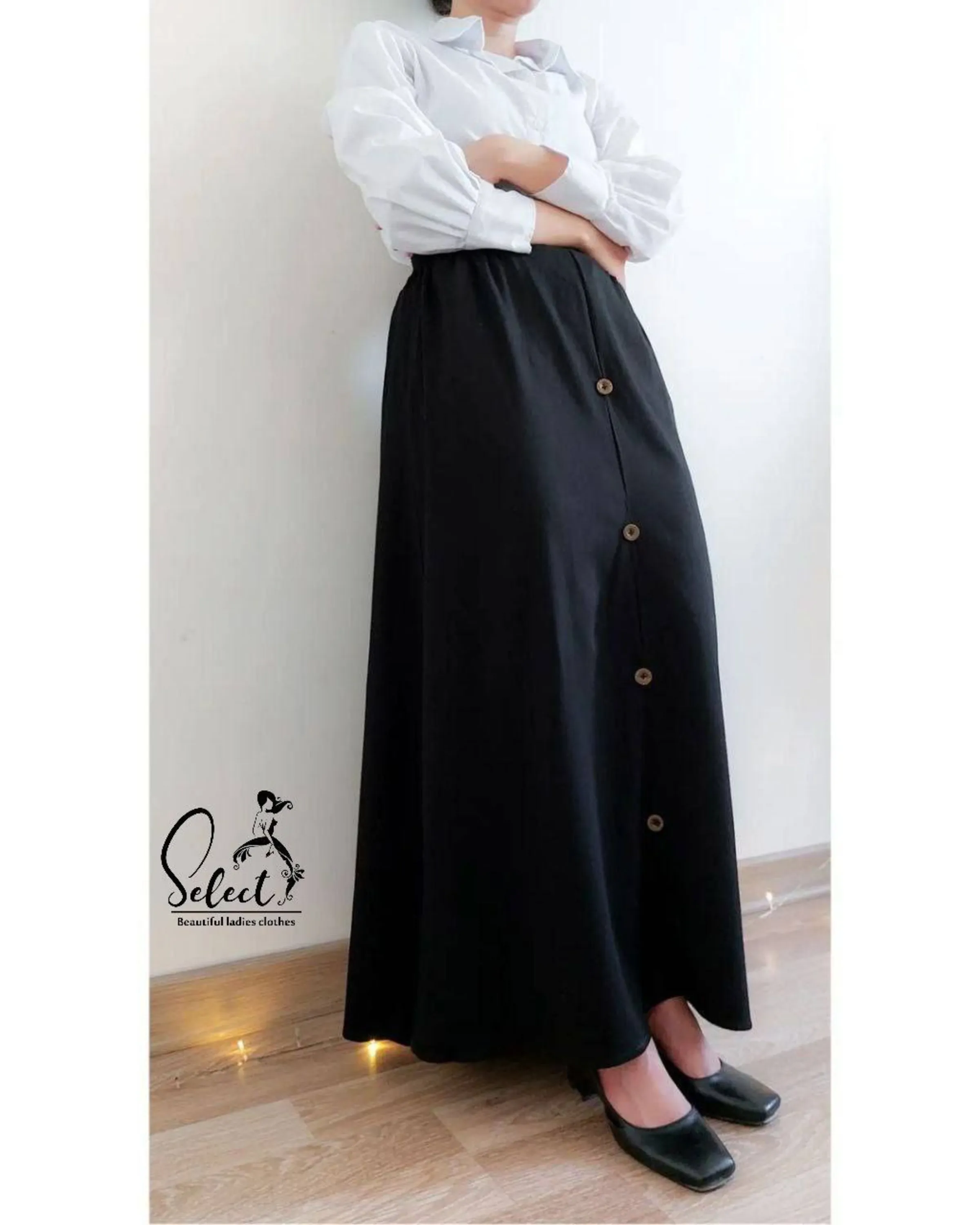 دامن دکمه دار