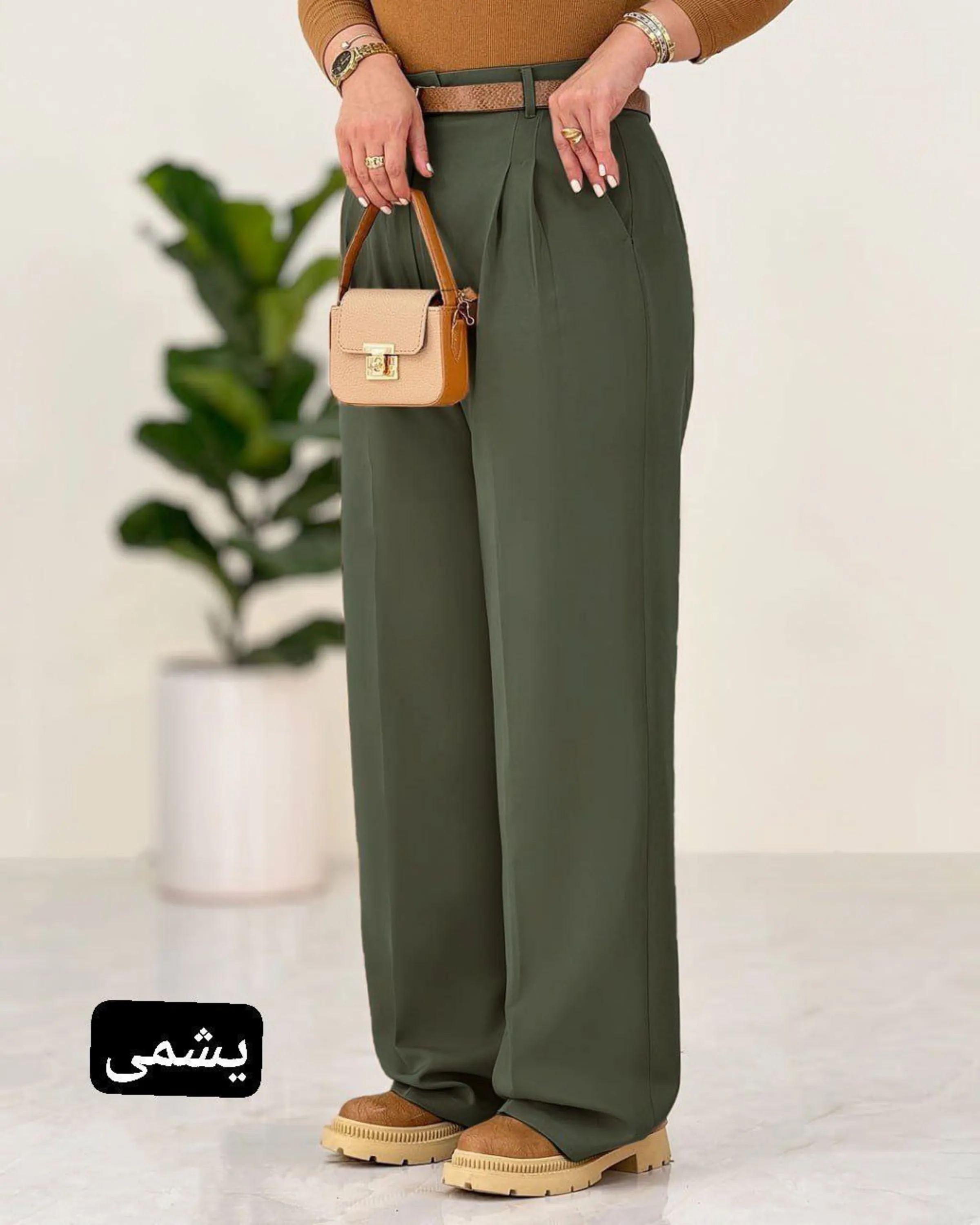 شلوار واید لگ کرپ