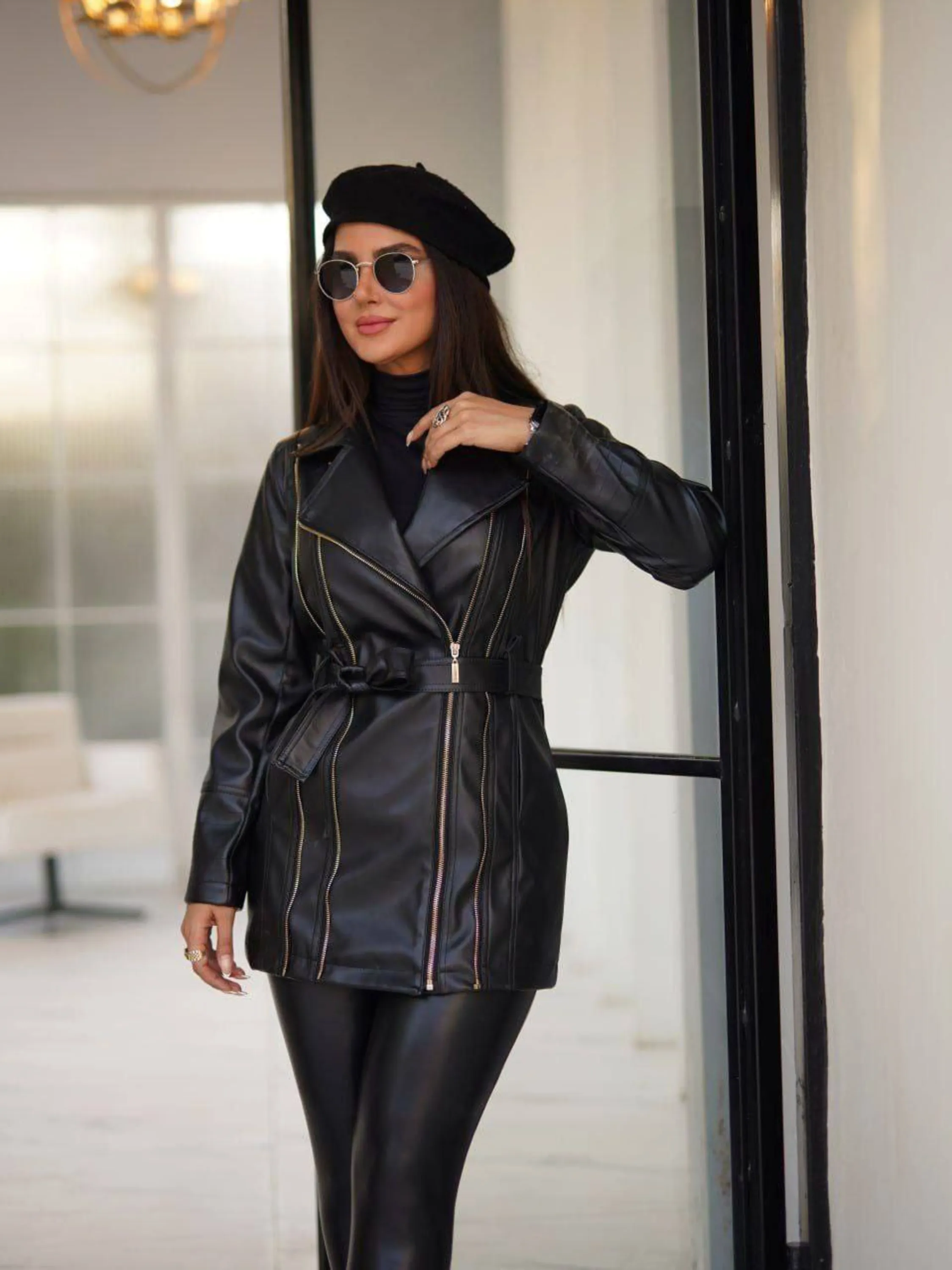 کاپشن چرم پناه