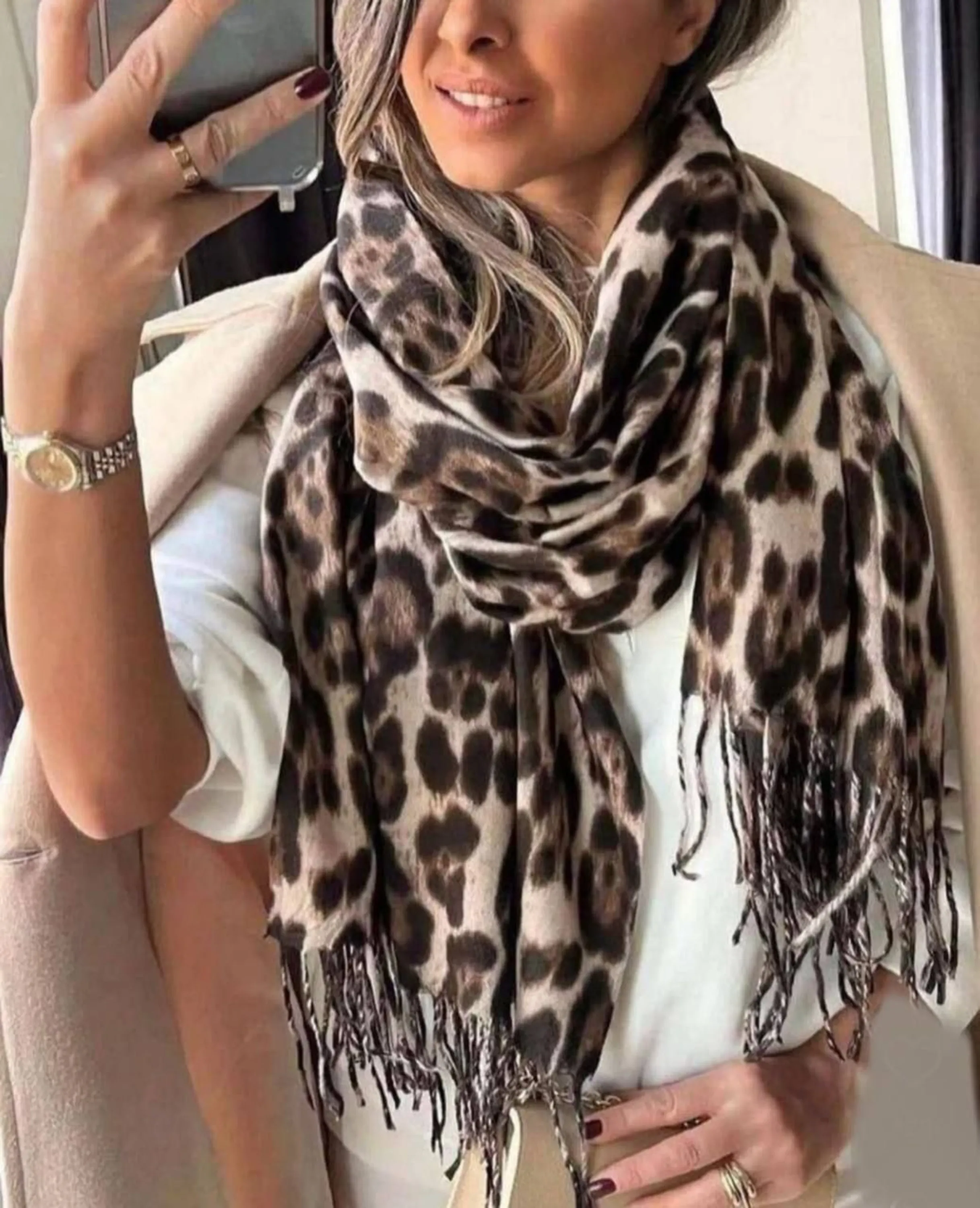 شال موهر پلنگی